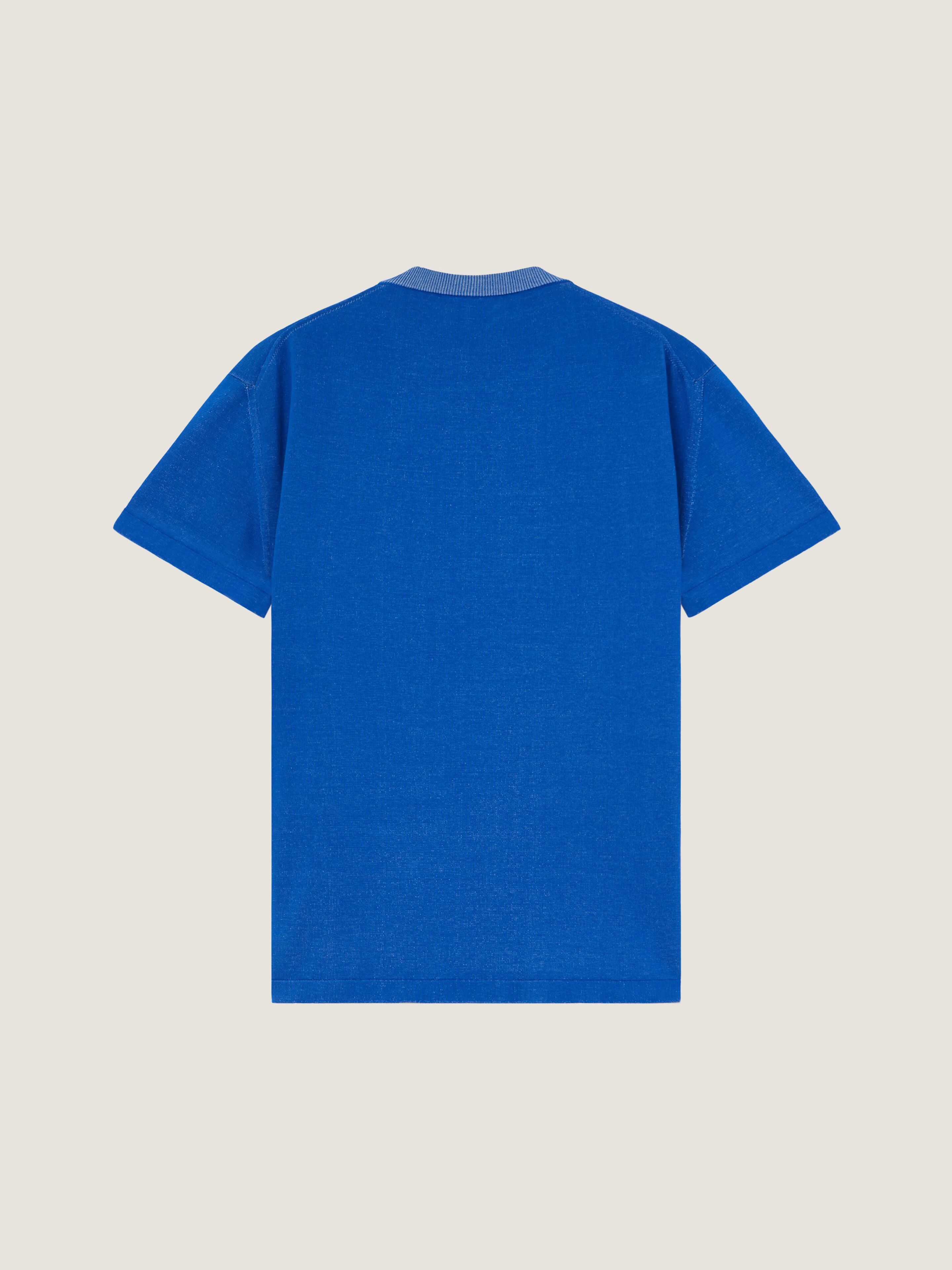 T-shirt in knit with Givenchy Paris jacquard | Givenchy NL | Givenchy