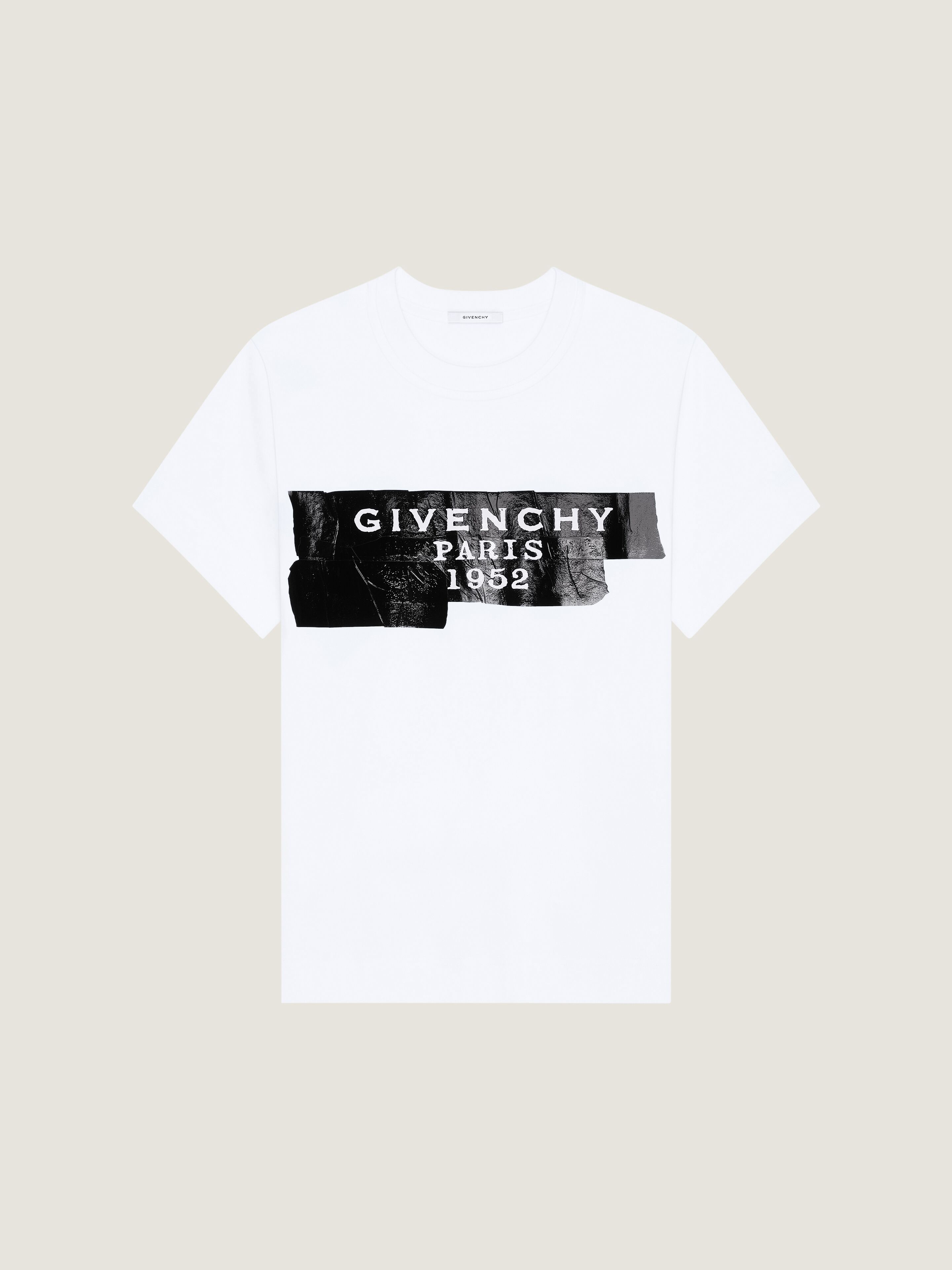 Givenchy White T-shirt With Lettering Logo On The Front In Cotton Woman In White