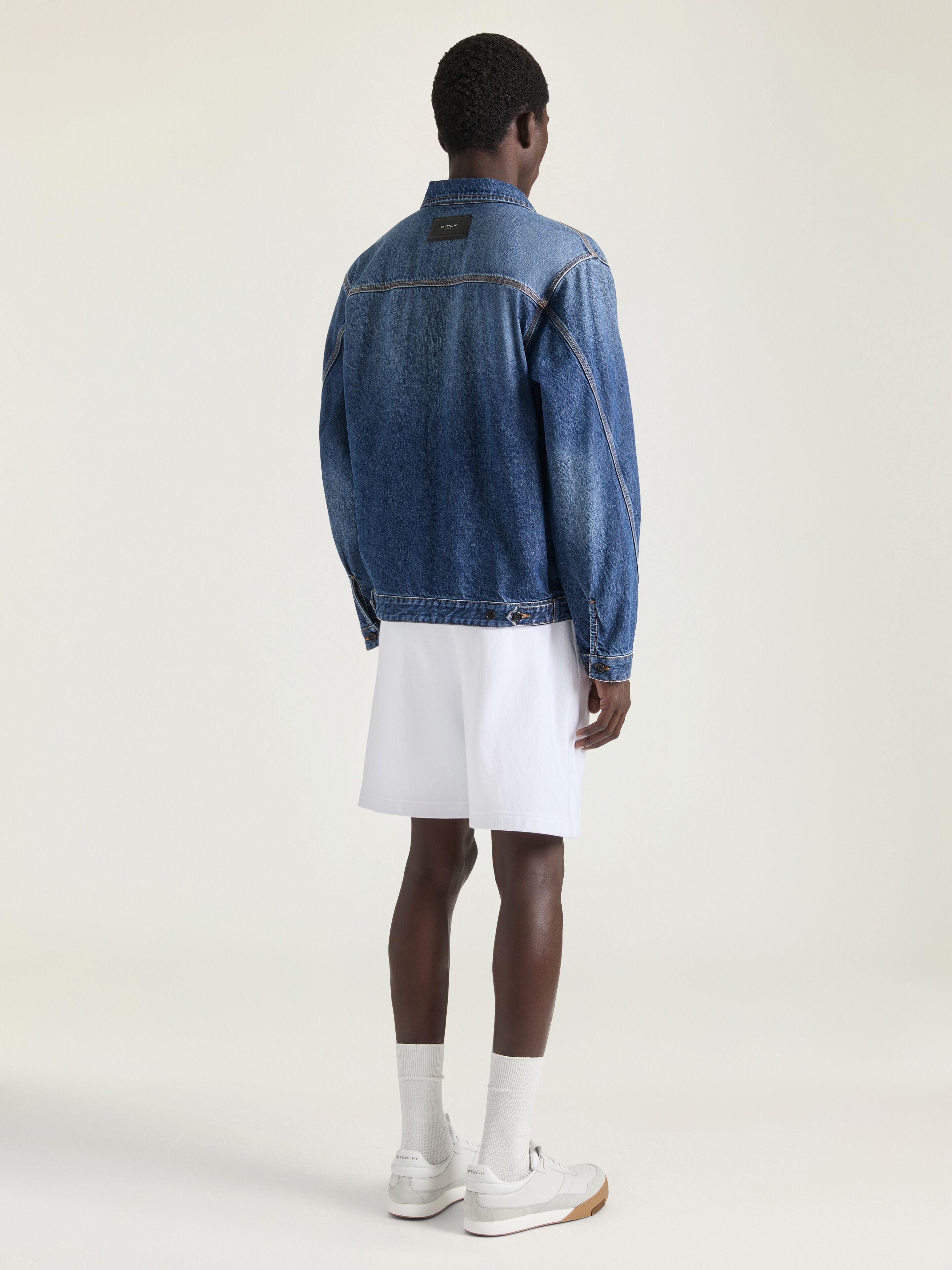 Couture Seam jacket in dark blue denim | Givenchy CA | Givenchy