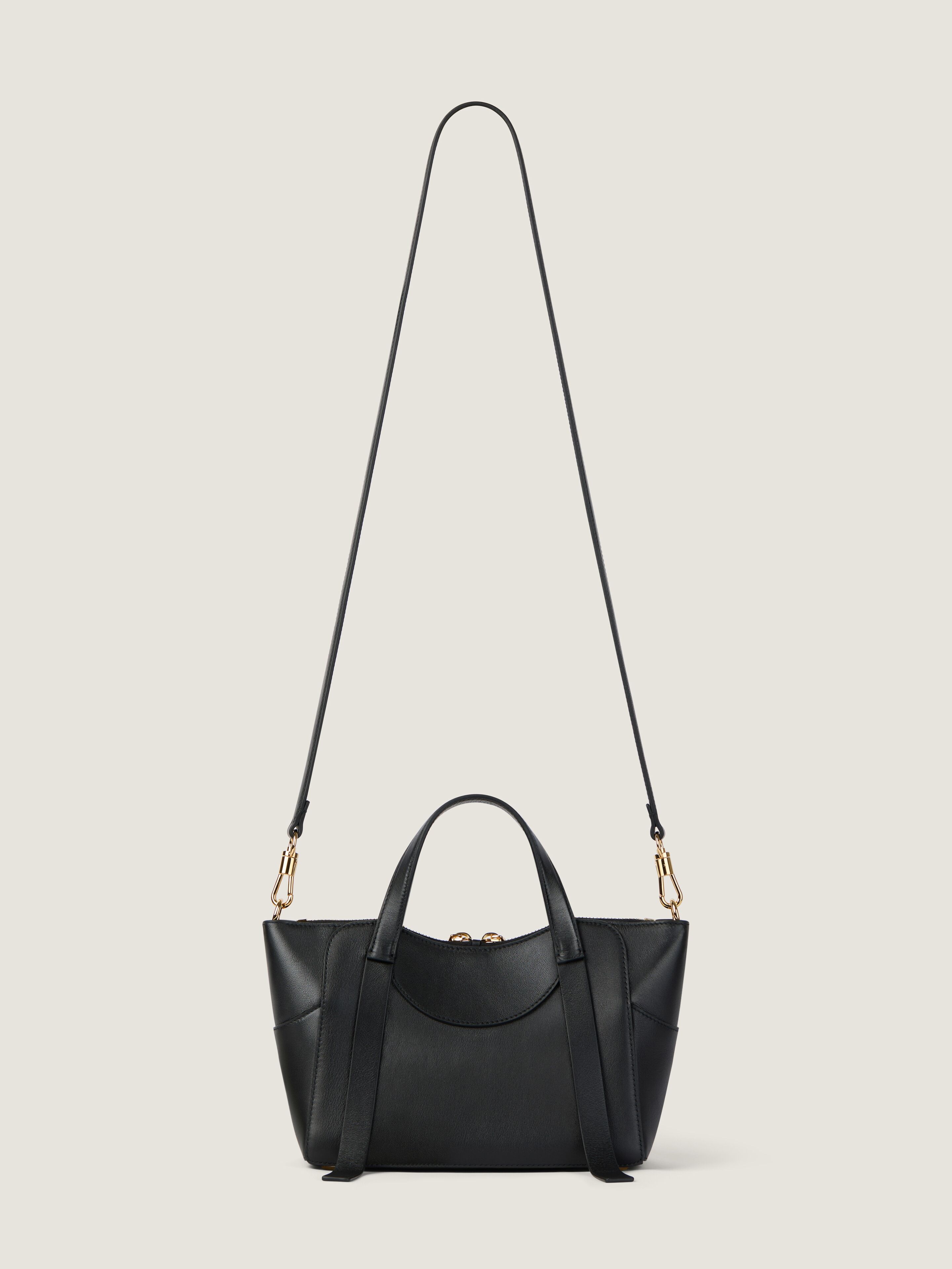 Small The Snatch bag in grained leather in - black - BB5184B2DK