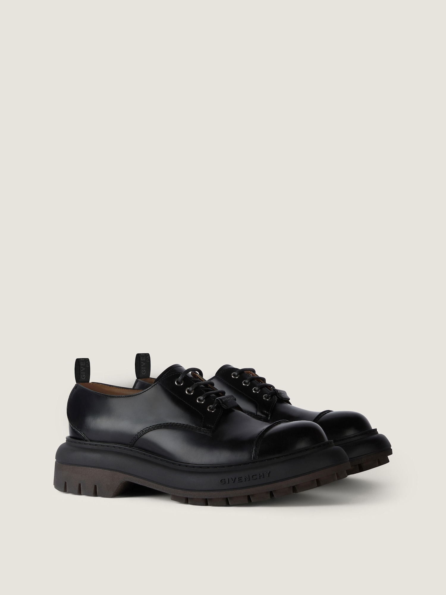 GIVENCHY GIVENCHYカーゴ レザー ダービー