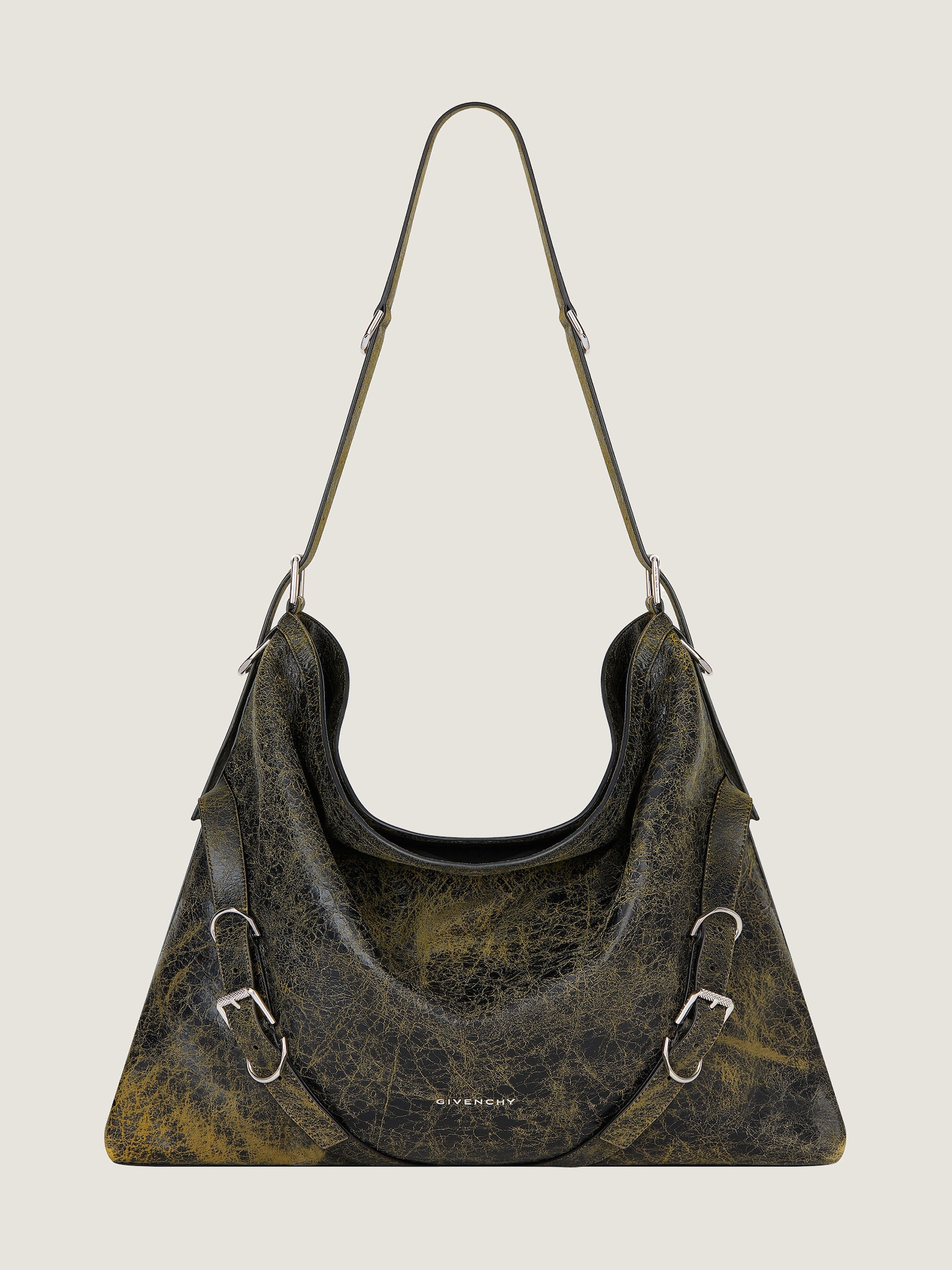 Large Voyou bag in crackled leather Givenchy CA Givenchy