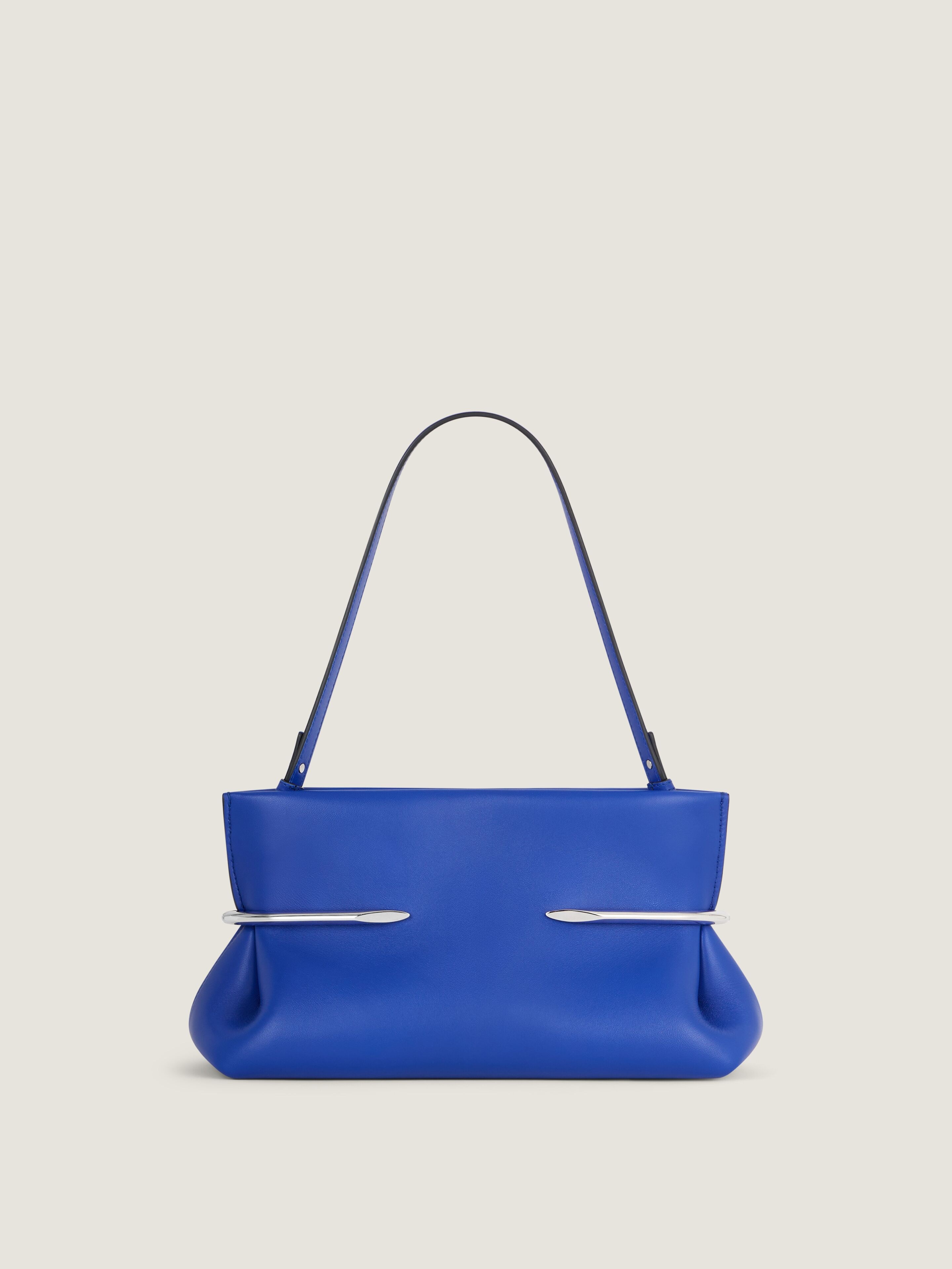 Pinch Soft clutch in nappa leather in - cobalt blue - BB5171B1Y1