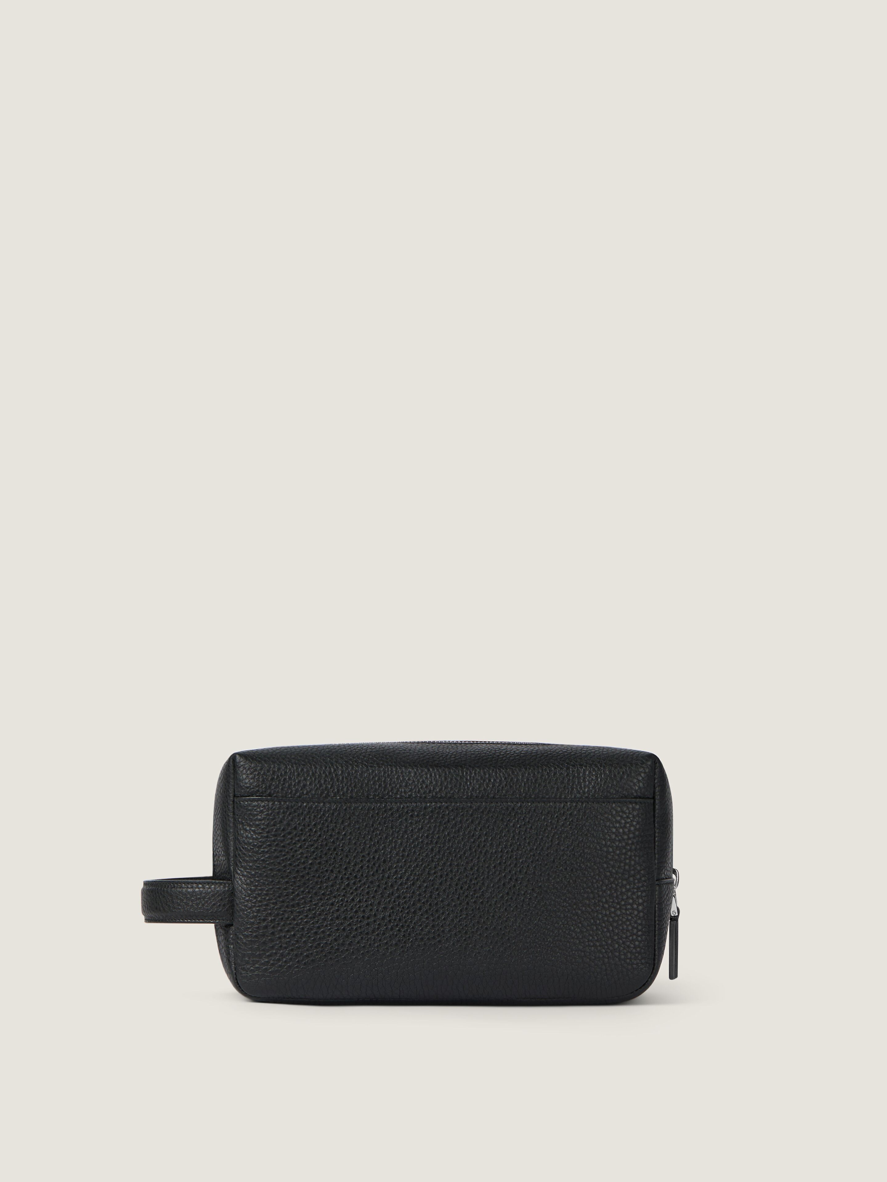 U Backpack toilet pouch in grained leather in - black - BK60FWK18A