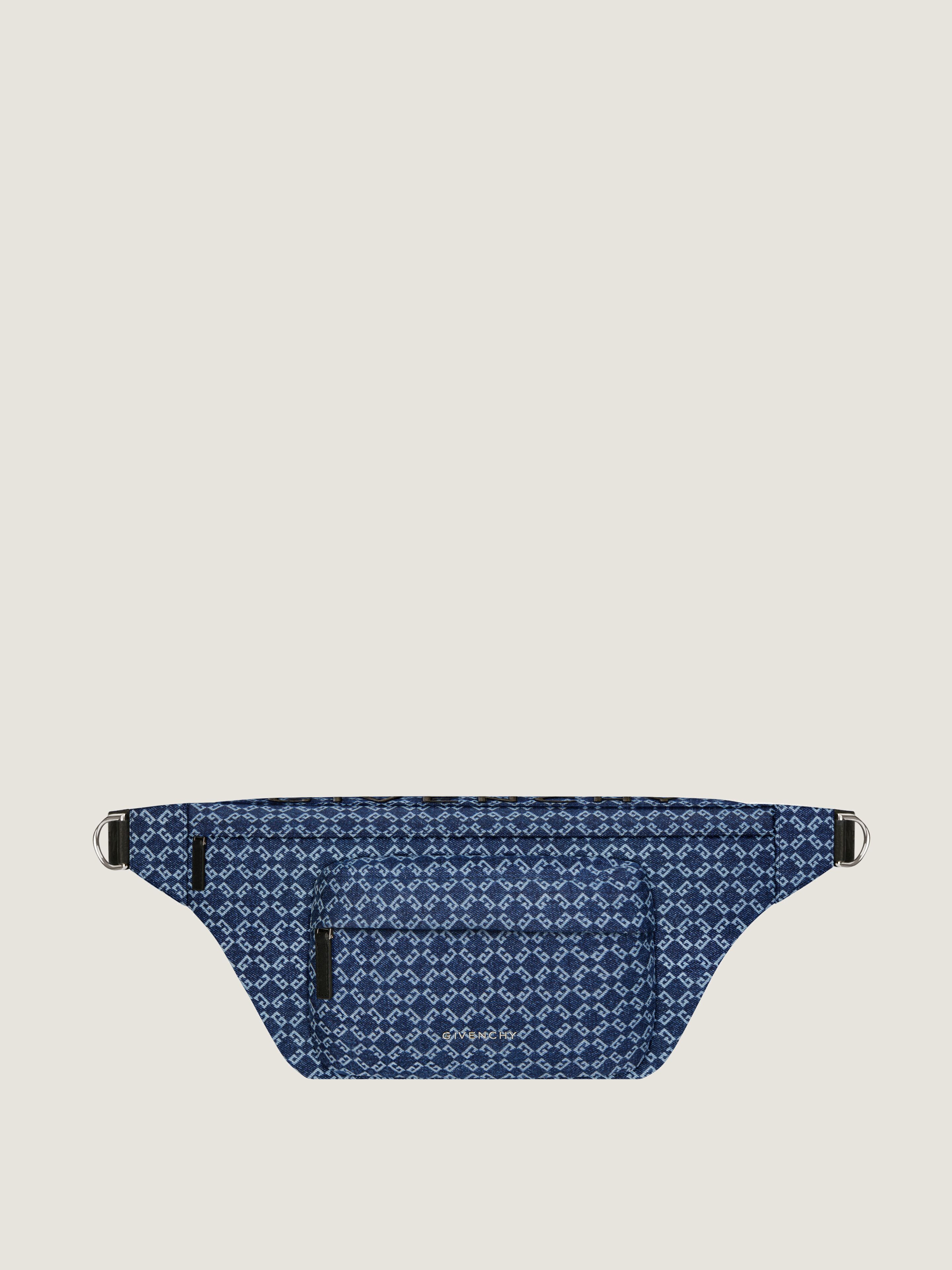 Essential U bumbag in monogram 72 denim | Givenchy CA | Givenchy