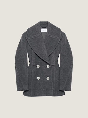 Caban Cocoon en laine