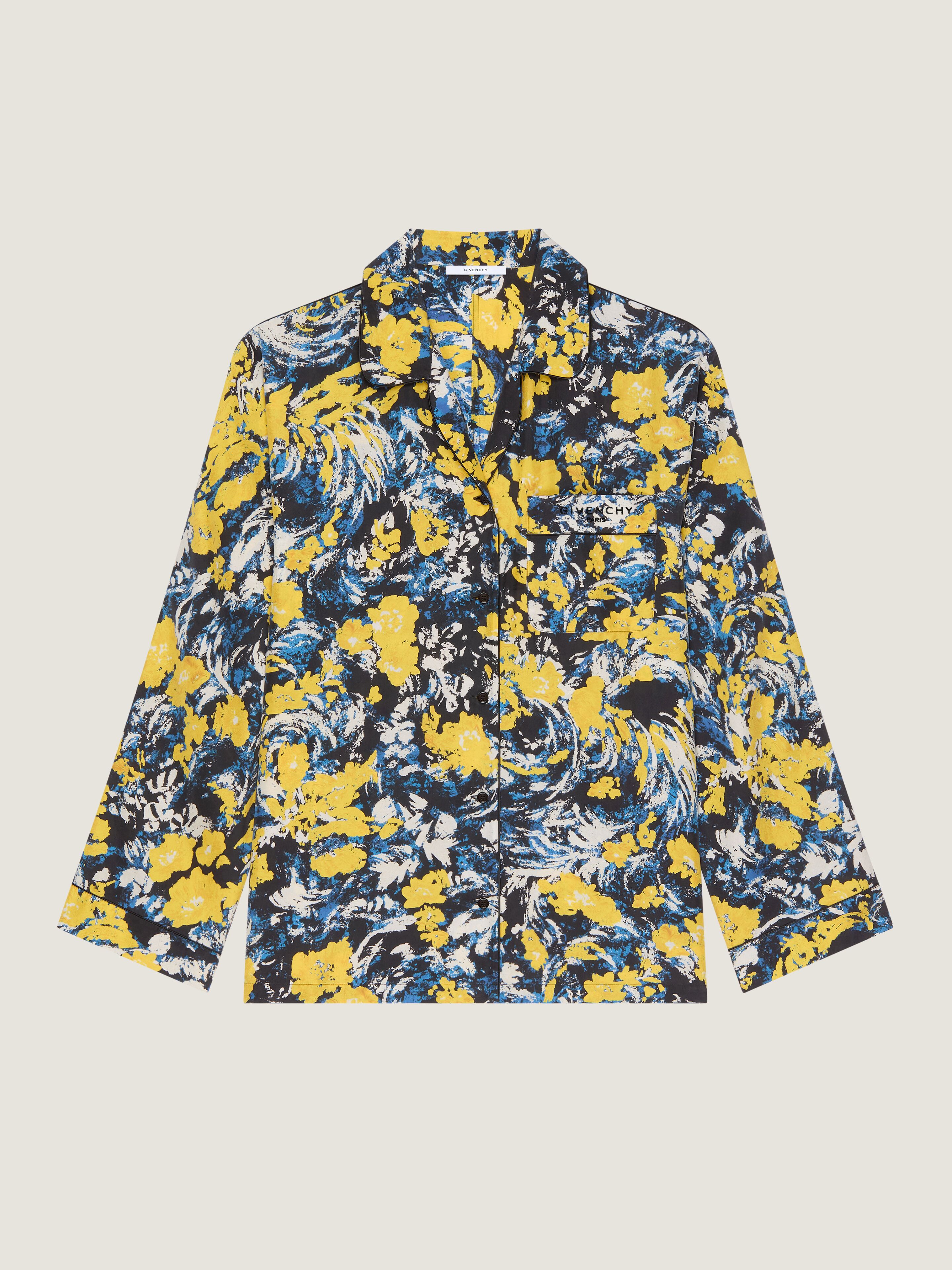 Givenchy Chemise De Pyjama En Viscose À Imprimé Floral In Multi