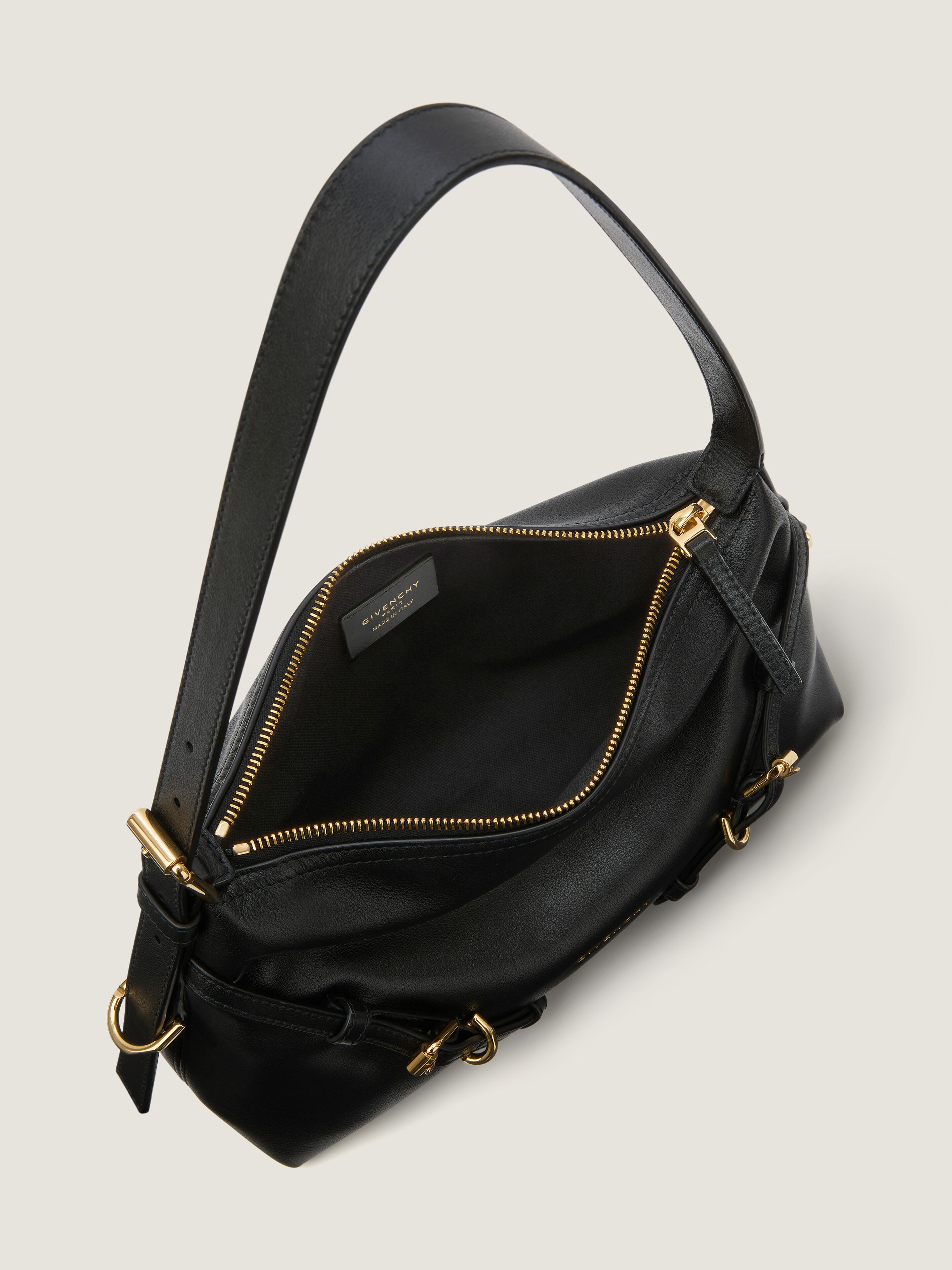 Mini Voyou bag in shiny leather in - black - BB514XB2AE-001
