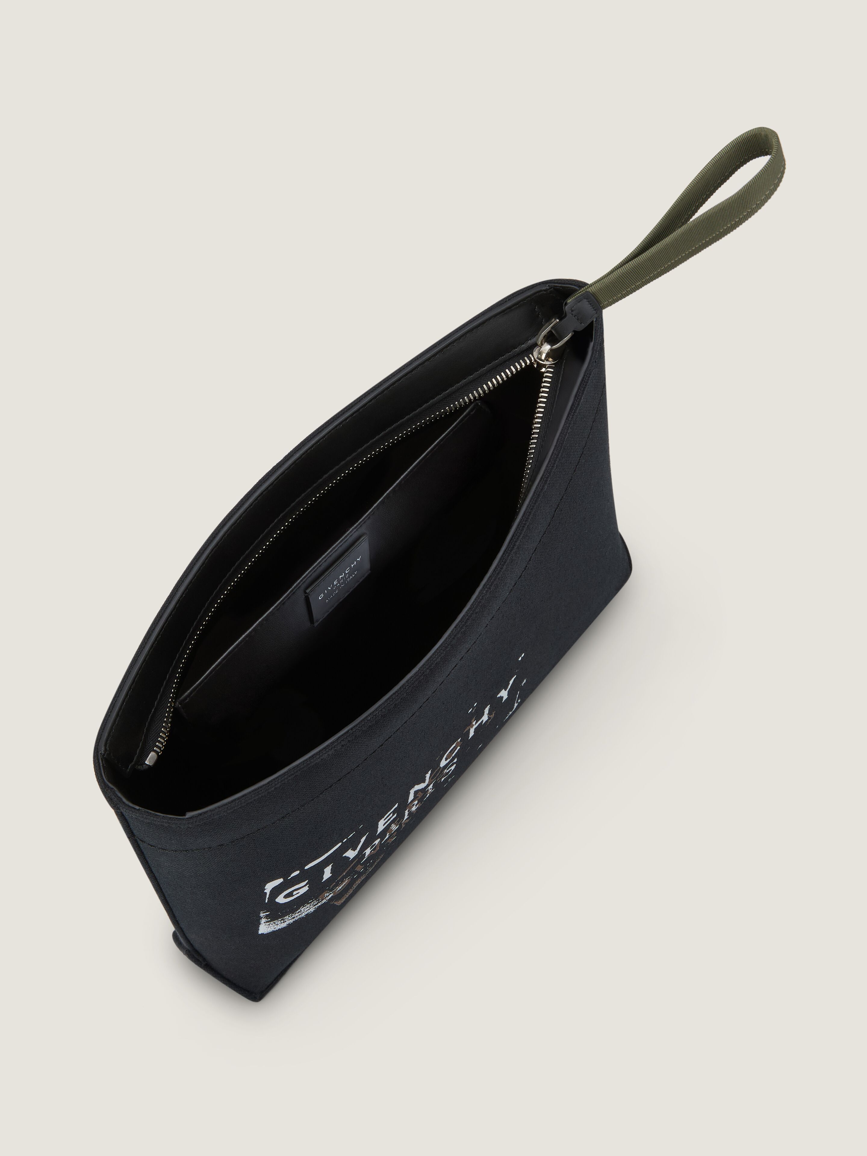 Givenchy Tote pouch in canvas in - black - BK60FVK21H-001