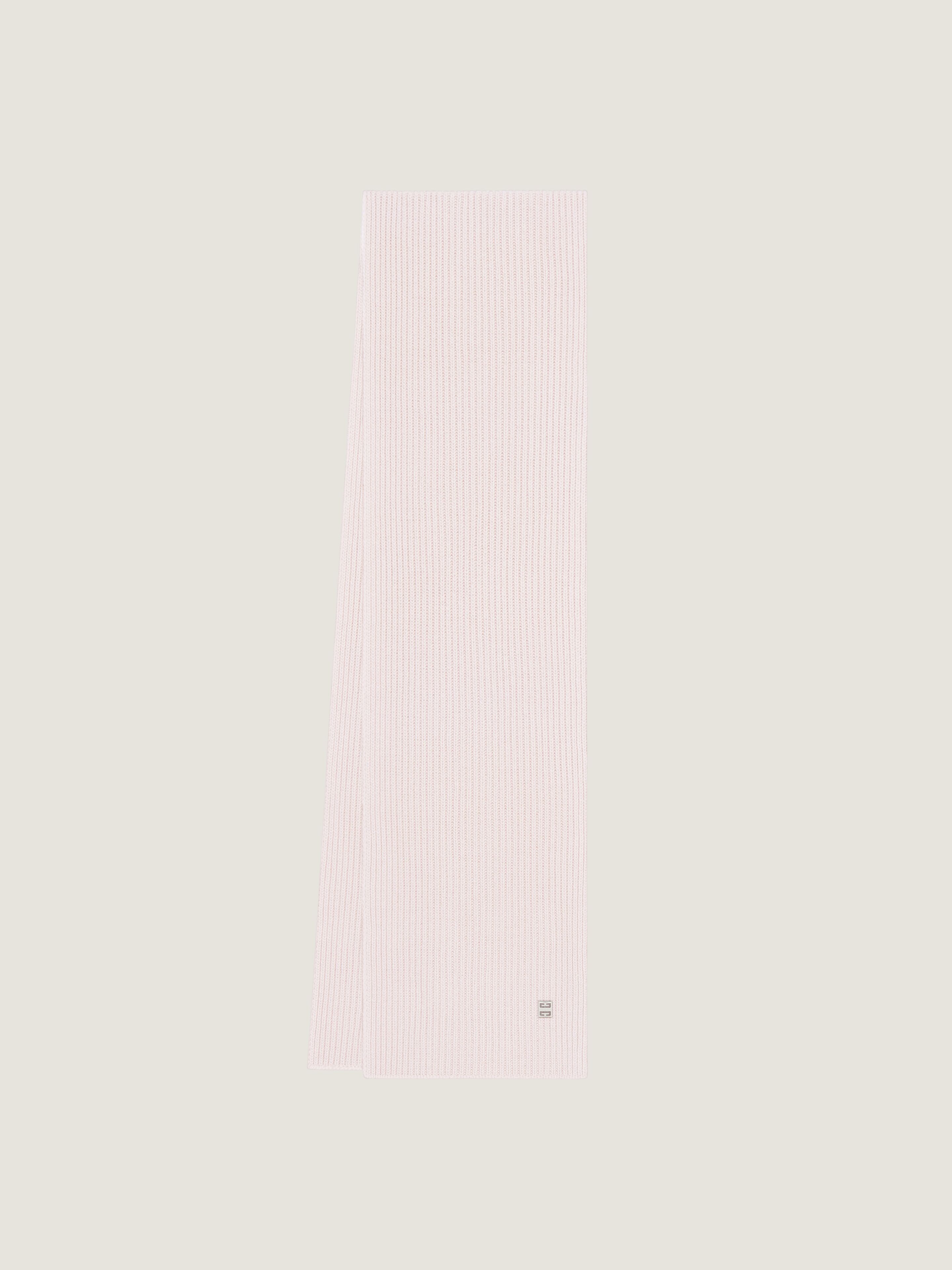 Scarf in wool and cashmere in - powder | Givenchy US