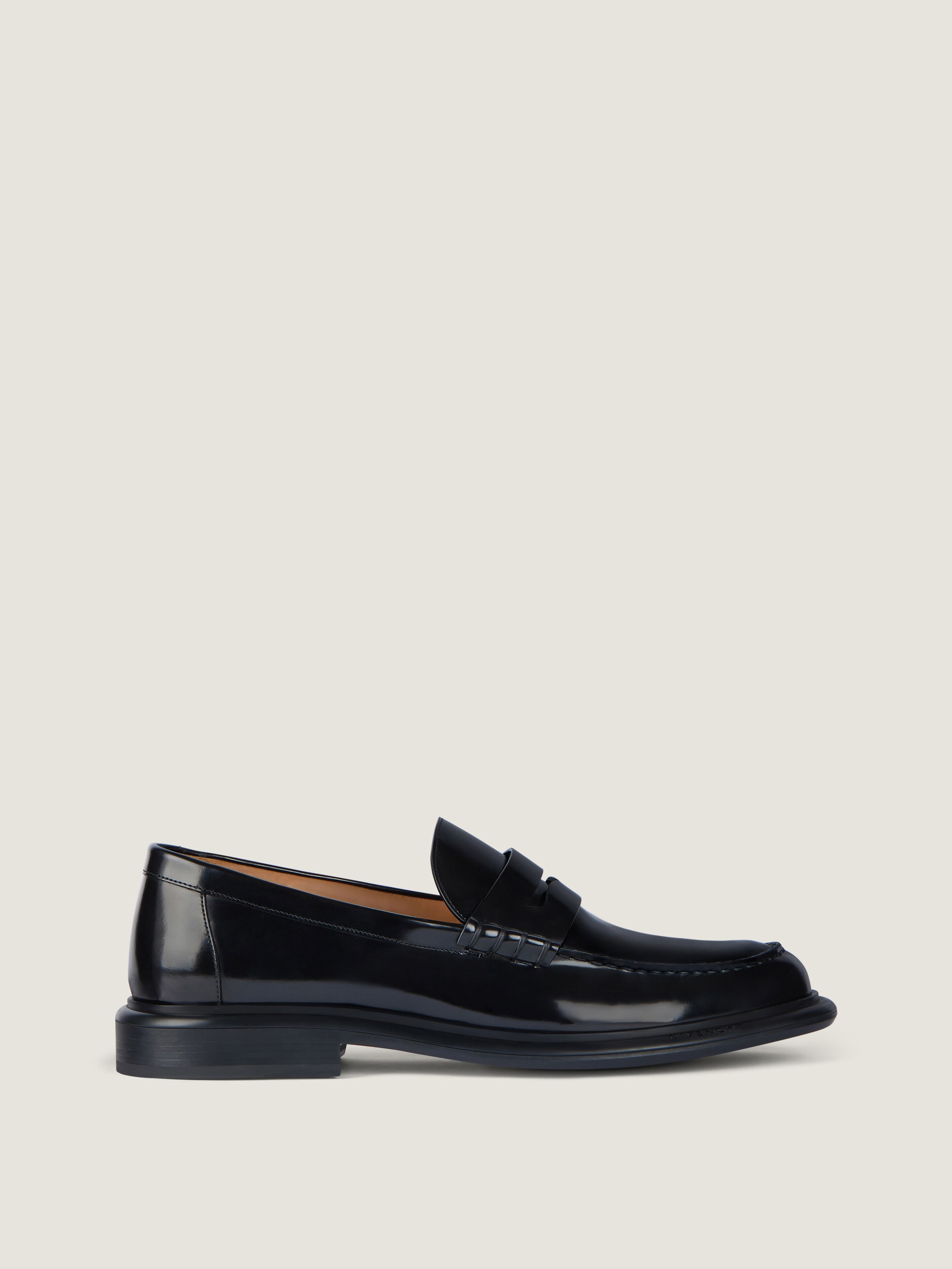 Gent loafers in brushed leather in - black | Givenchy US
