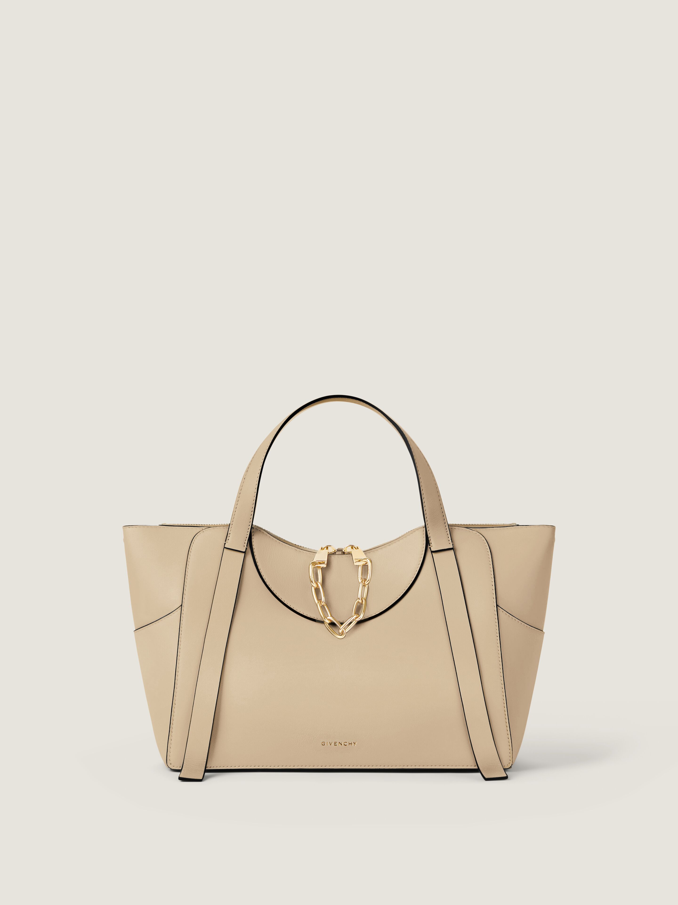 Medium The Snatch bag in grained leather in - dune - BB516SB2DK