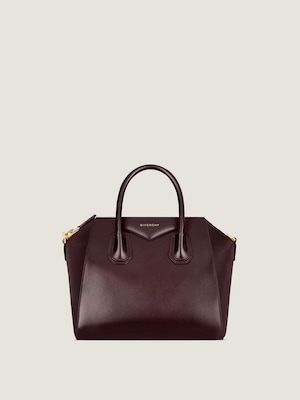 Small Antigona bag in Box leather