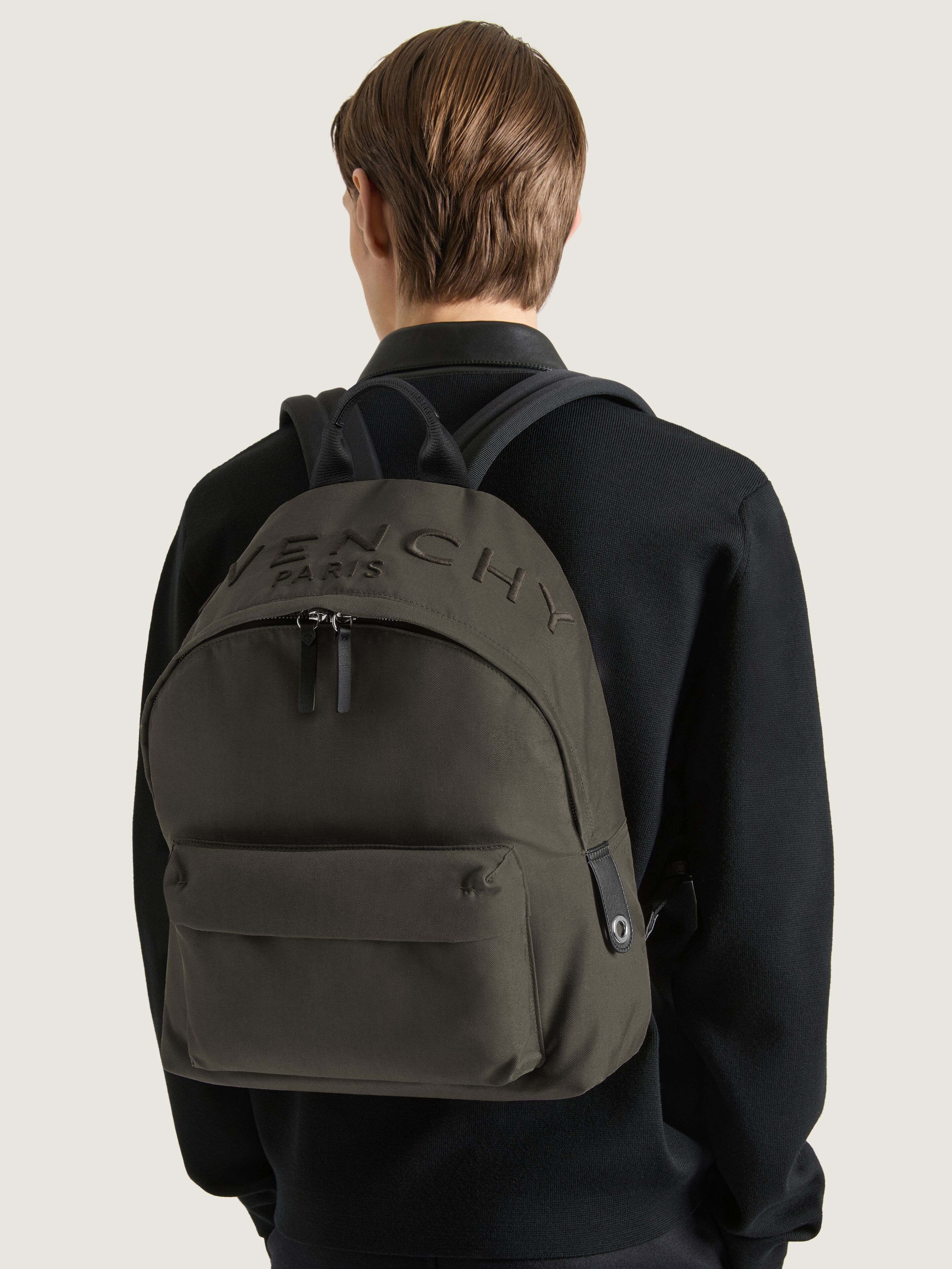 Givenchy Cargo backpack in canvas in - taupe - BK50FYK21W-281