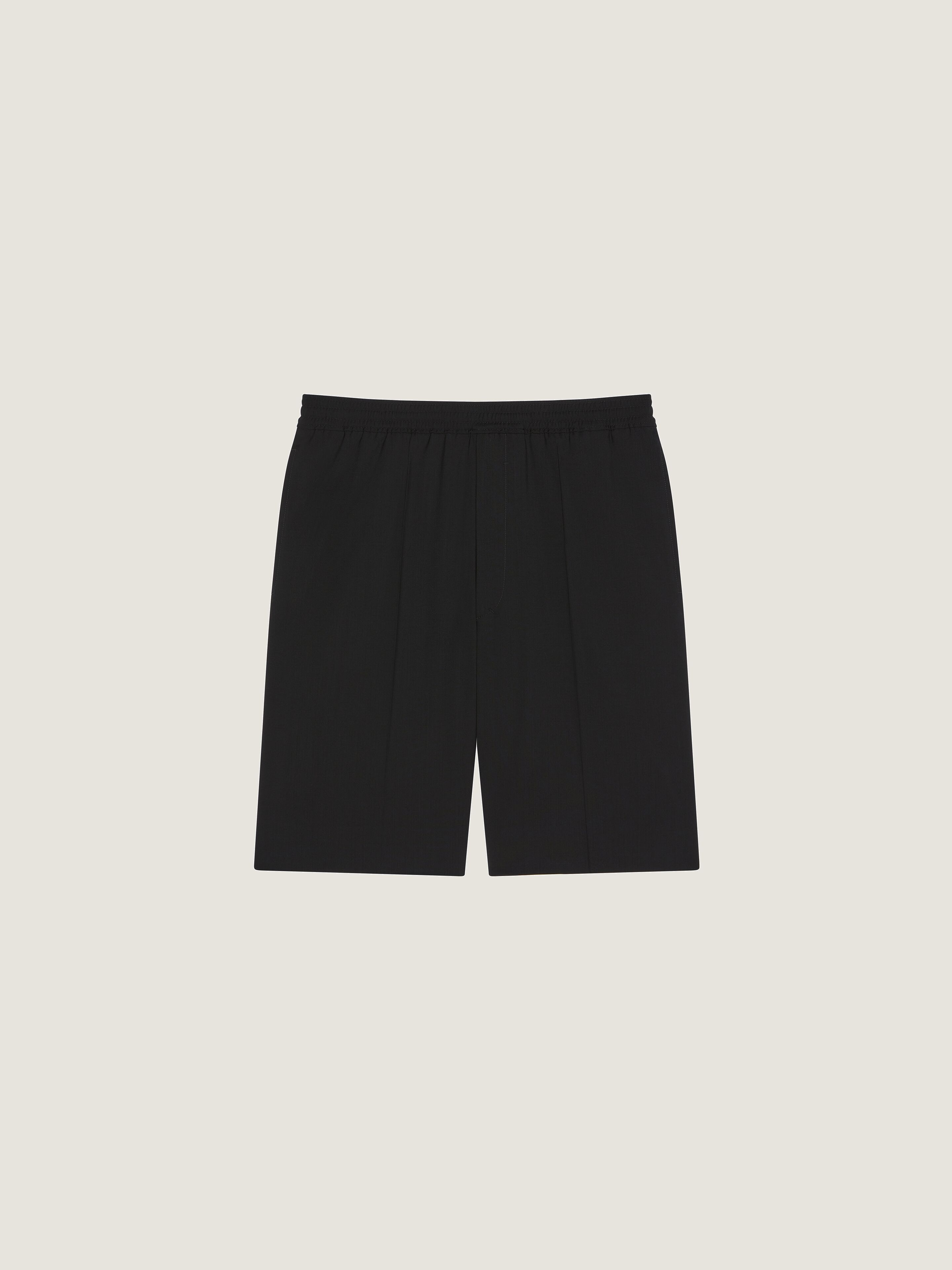 ショートパンツ GIVENCHY BLACK WOOL BERMUDA SHORTS Bermuda shorts in wool in - black | Givenchy US