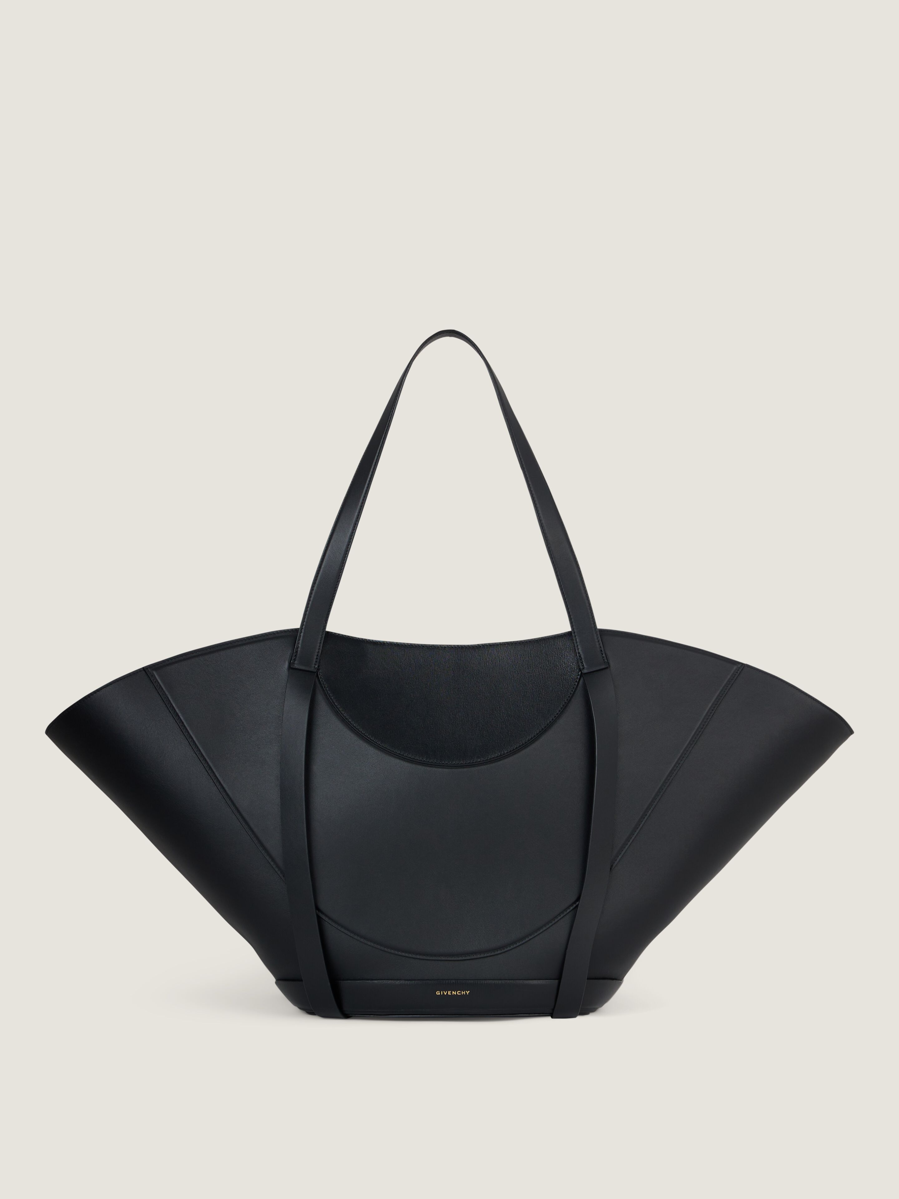 Givenchy Panier Large The Snatch En Cuir In Noir
