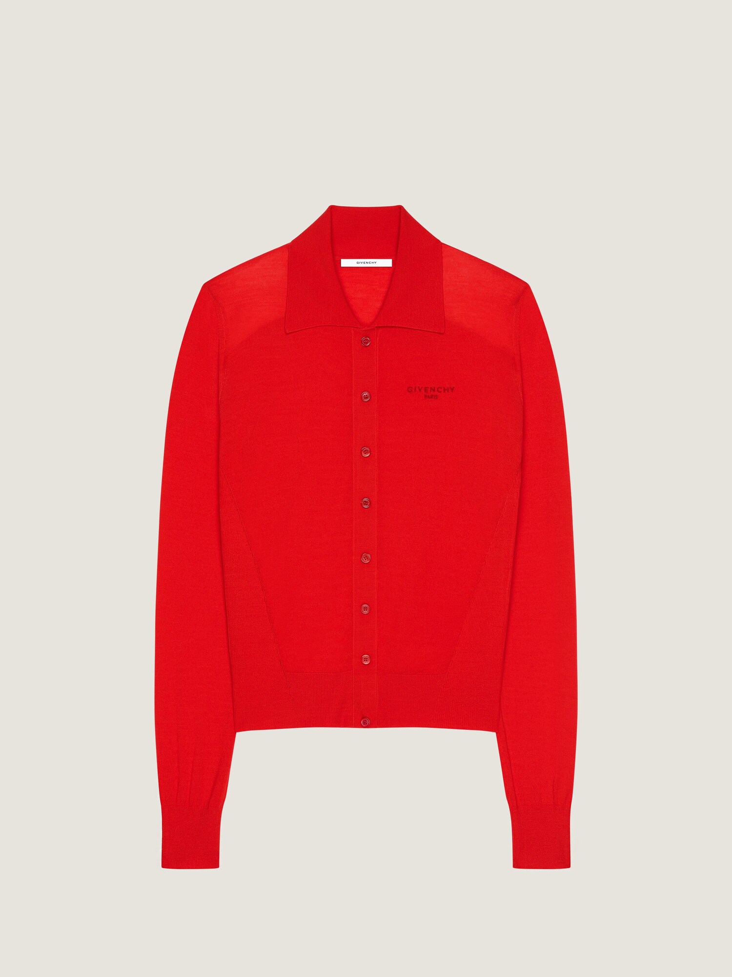 GIVENCHY レッド ニットカーディガン ウィメンズ・ハイブランド ニット 