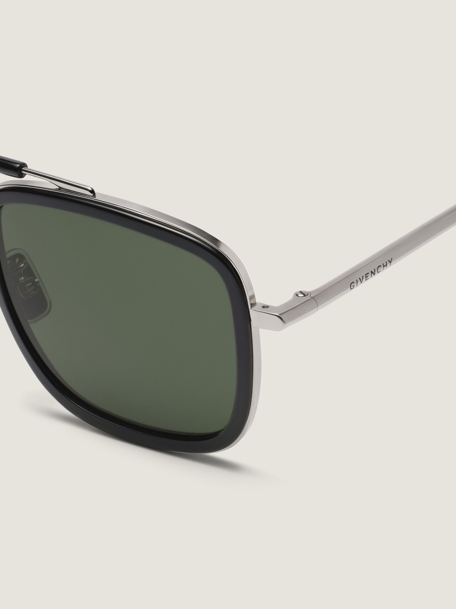 Day sunglasses in acetate and metal - black/silvery in  display picture 3