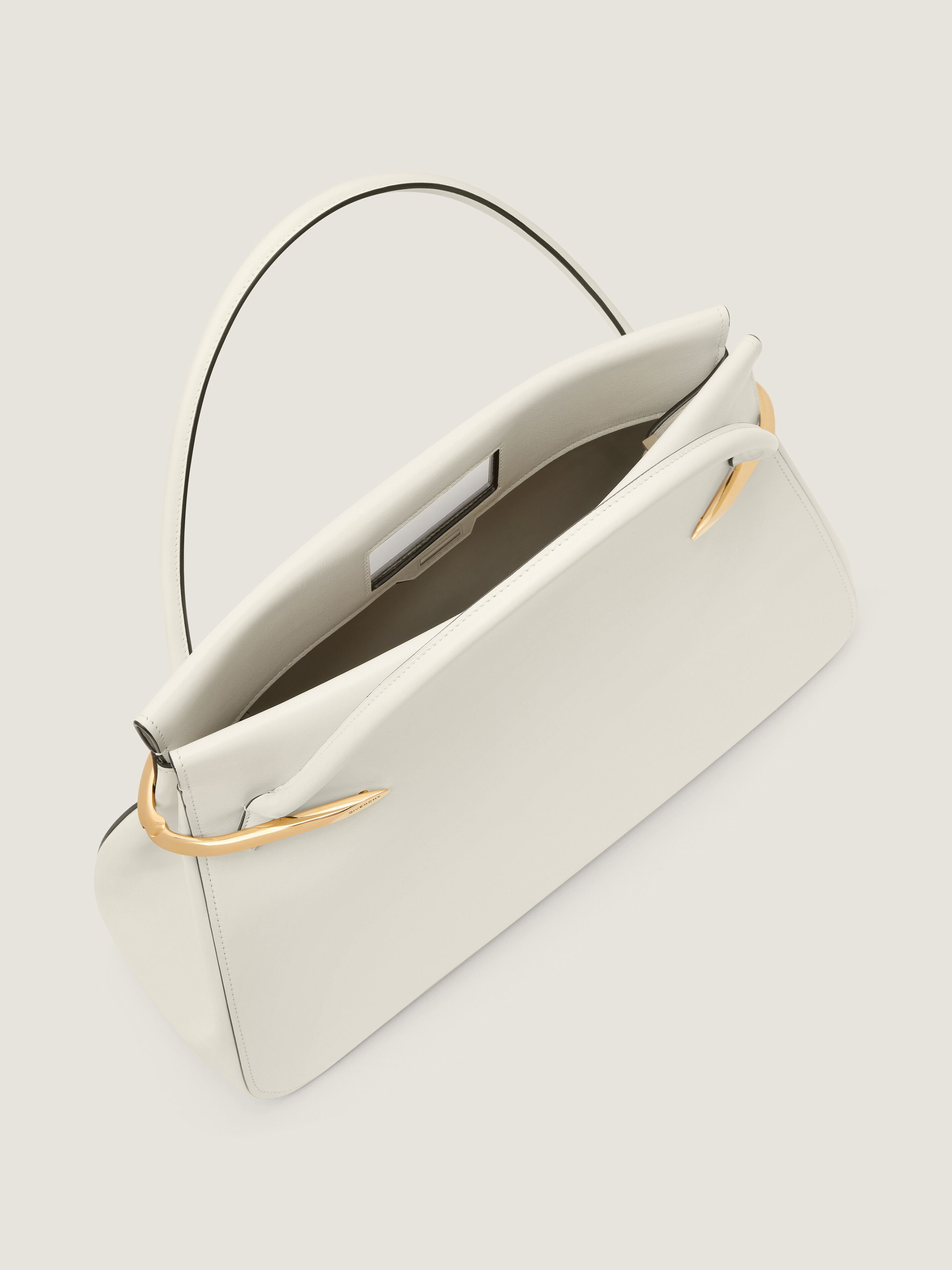 Large Pinch bag in leather in - ivory - BB5157B2CN-105 | Givenchy US