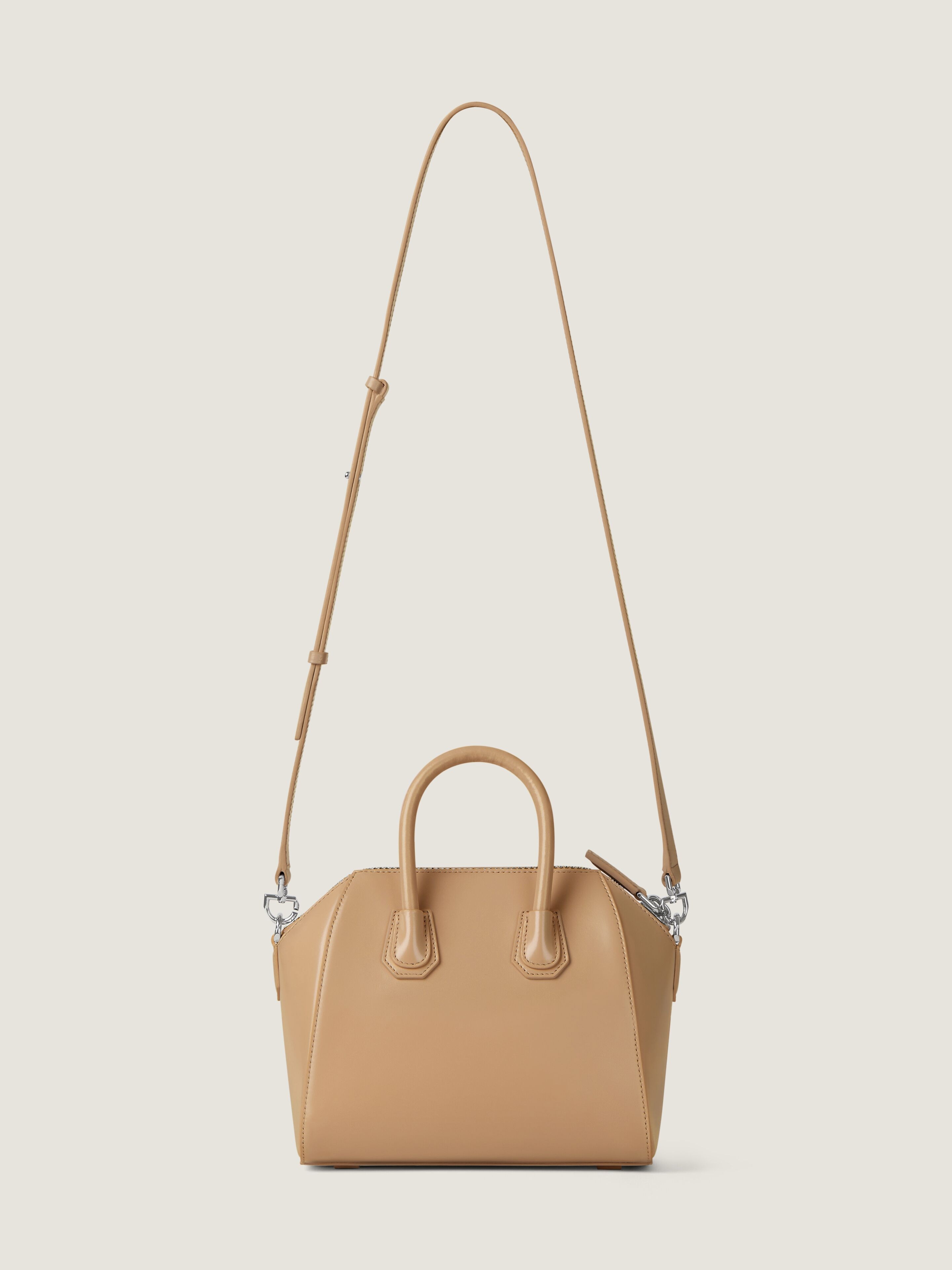 Mini Antigona bag in Box leather in - sand - BB5148B00D-285 | Givenchy