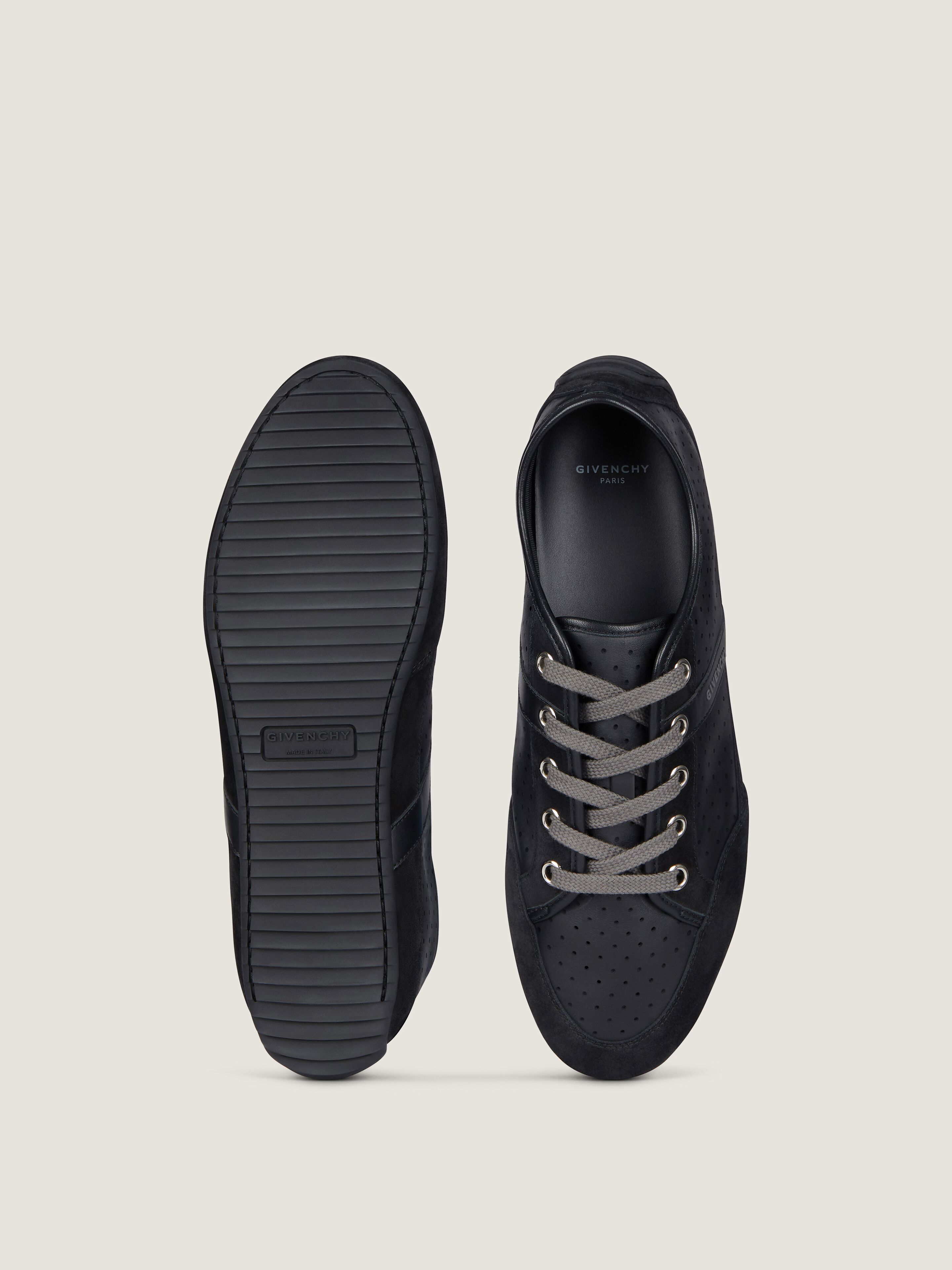 スニーカー GIVENCHY Men Sneakers Black BH00A2H1PU 001 GIVENCHY SNEAKERS URBAN STREET MEN LEATHER BLACK SILVER 41