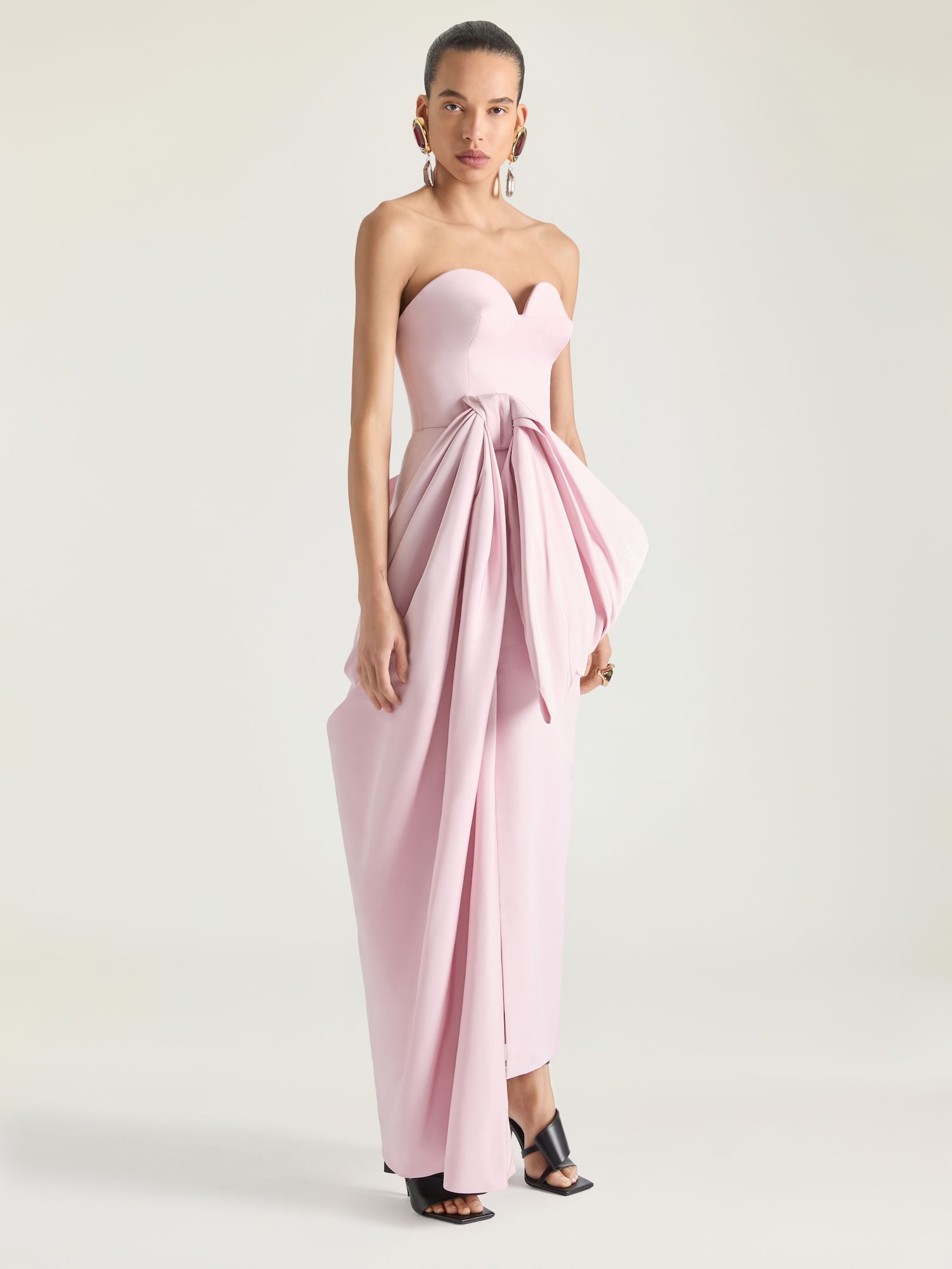open lace back dress Givenchy Girls Jacquard Logo Dress in Pink main image 1
