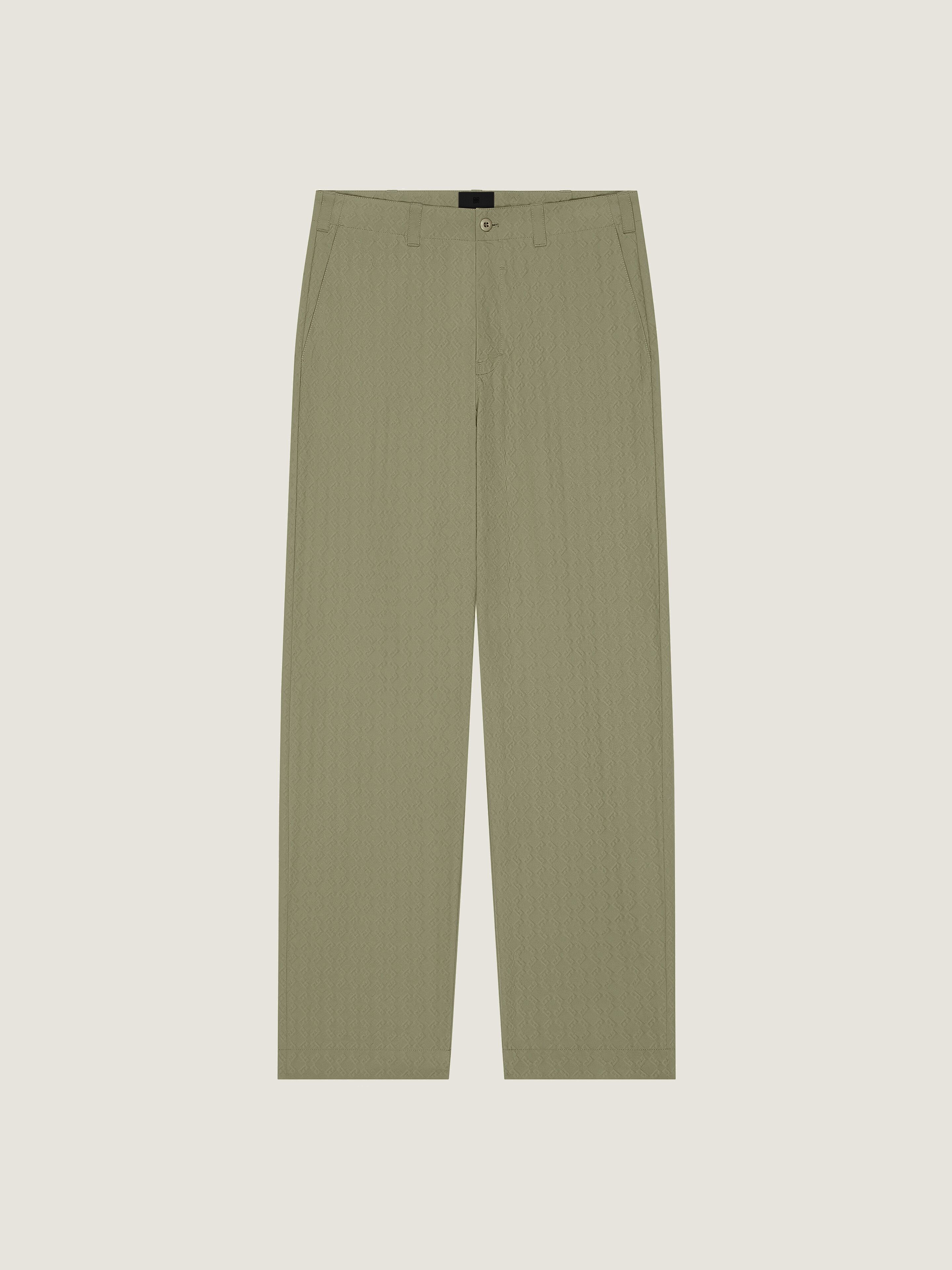 パンツ GIVENCHY WHITE PLEATED COTTON TROUSERS White Givenchy Pants for Men | Lyst