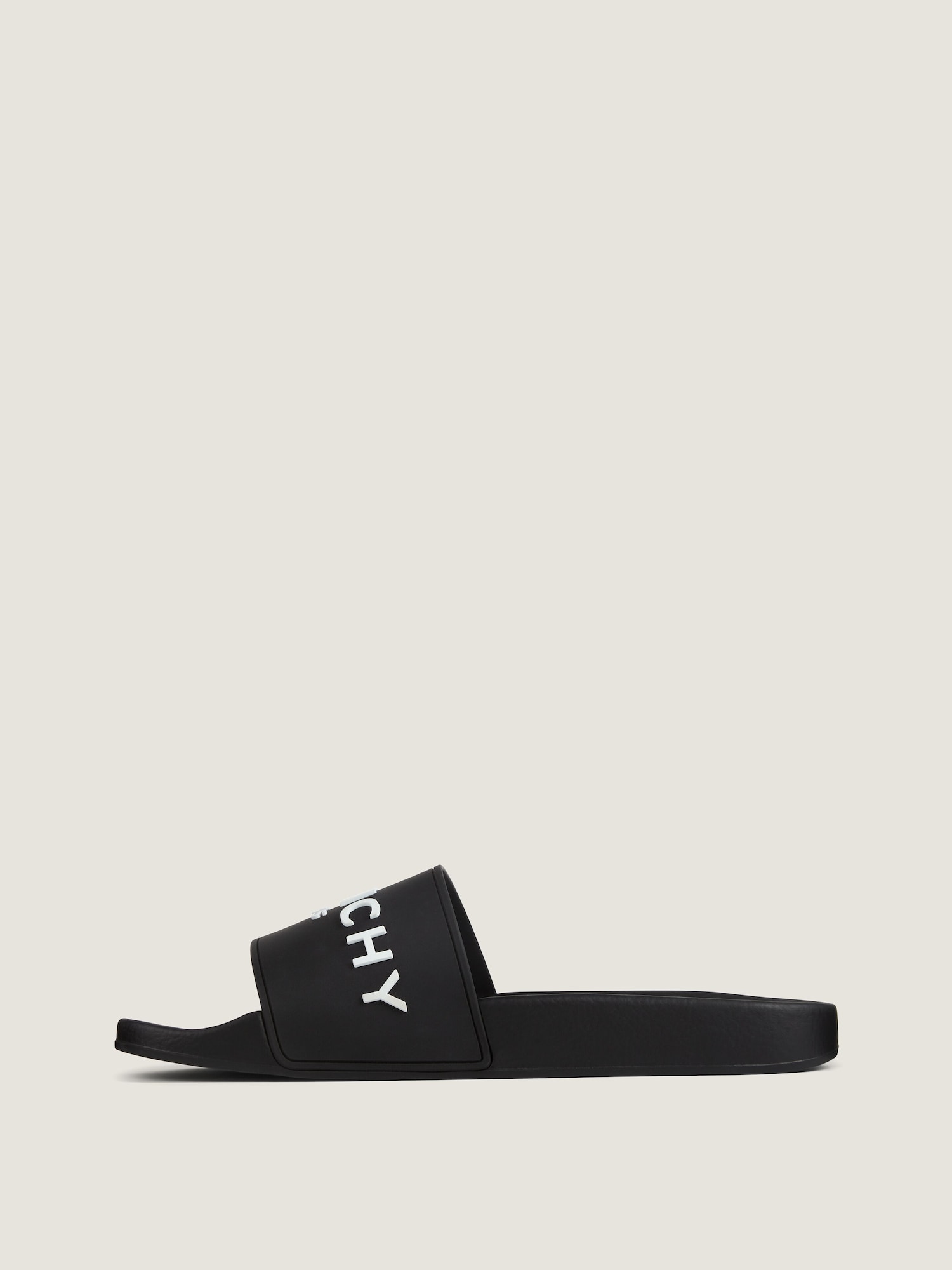 Slide flat sandals in rubber Givenchy CA Givenchy