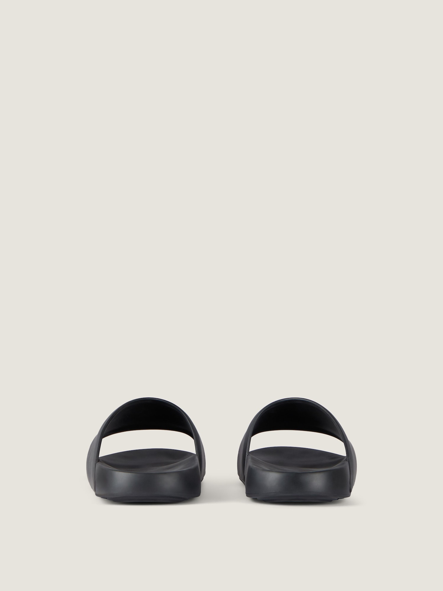 Label Slide mules in rubber in - black - BH302MH1XL-001  display picture 1