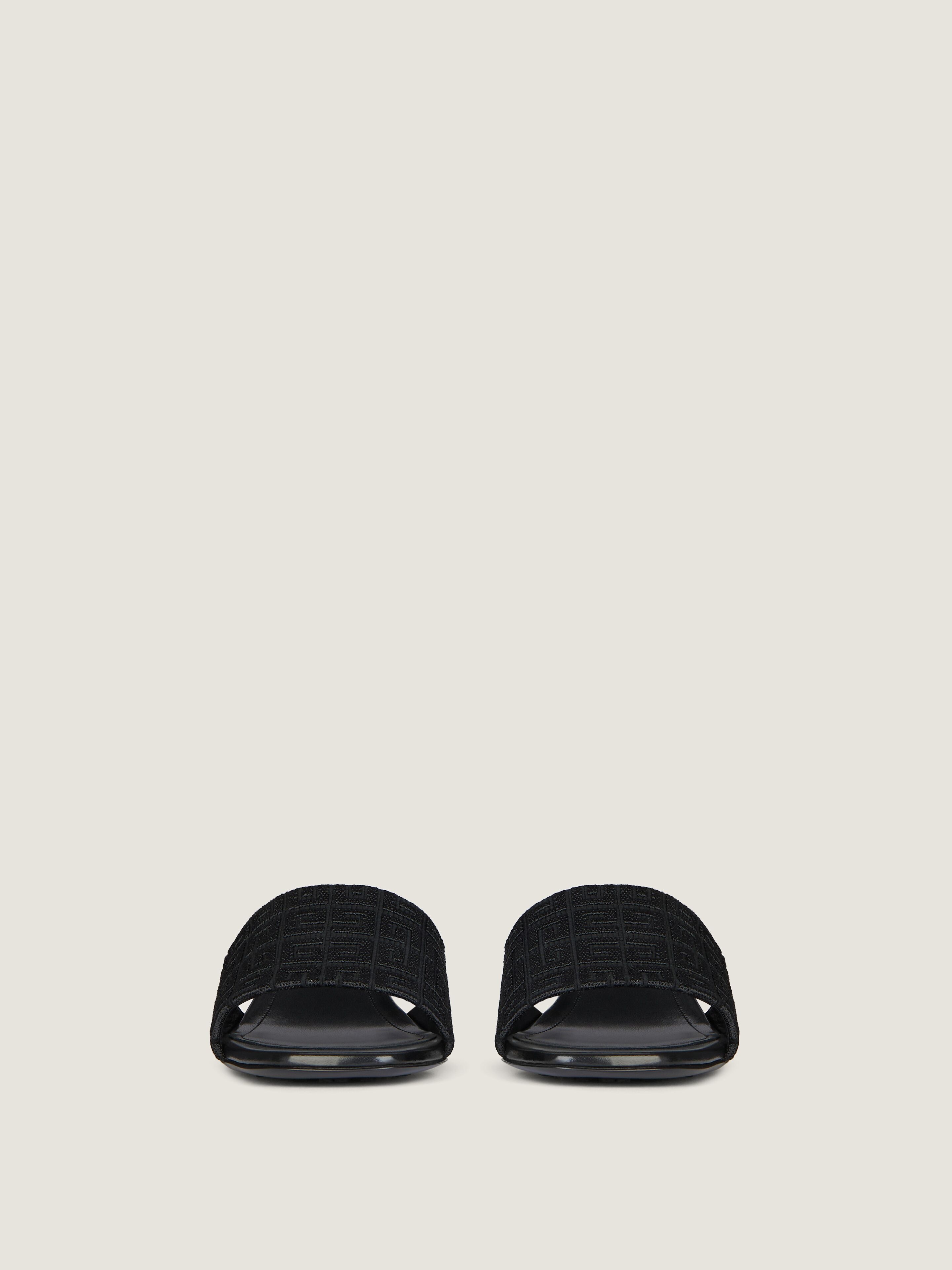 G Cube heeled mules in 4G canvas in - black | Givenchy US