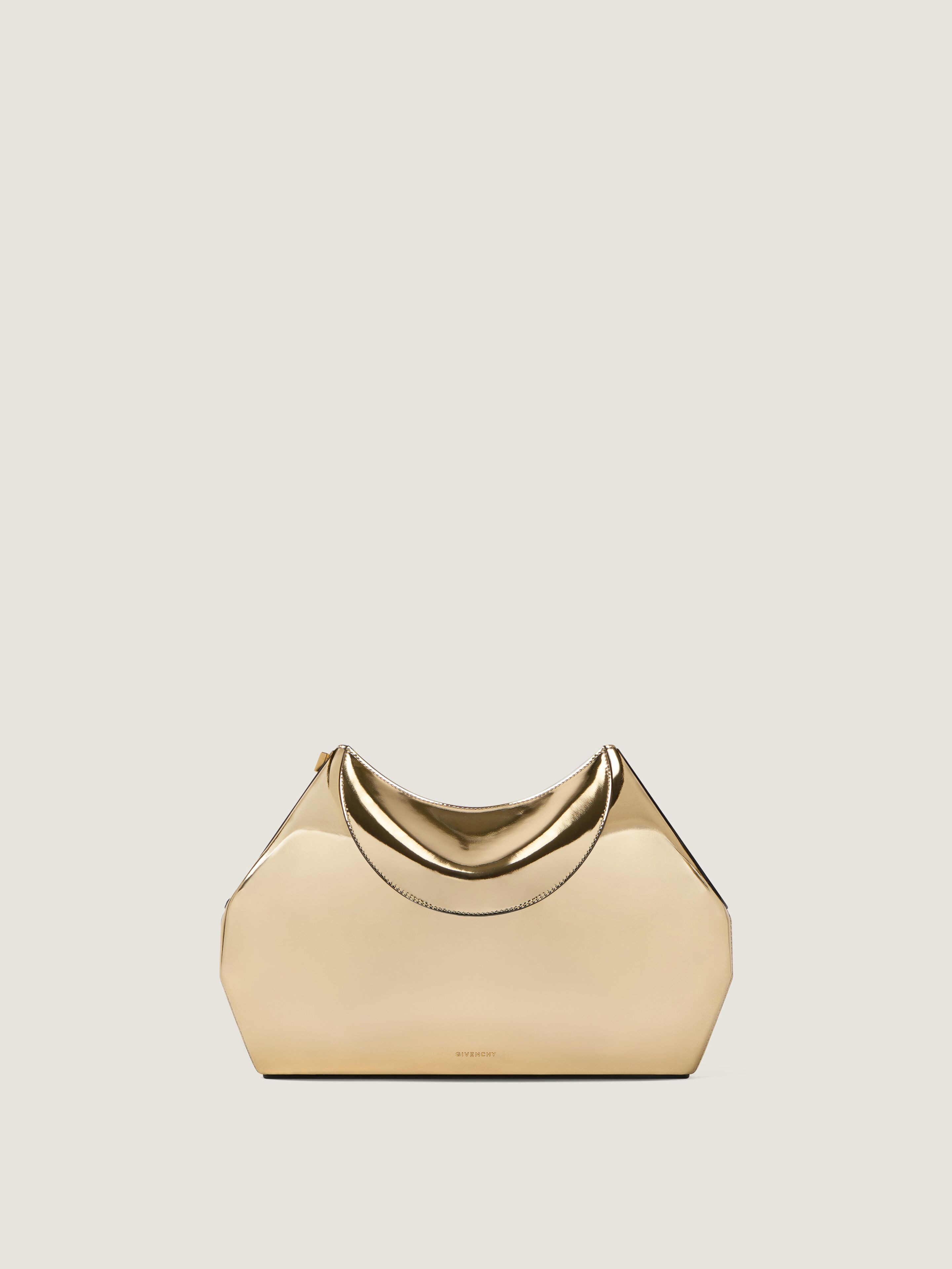 Givenchy Facet Clutch In Mirror Effect Leather In Multi