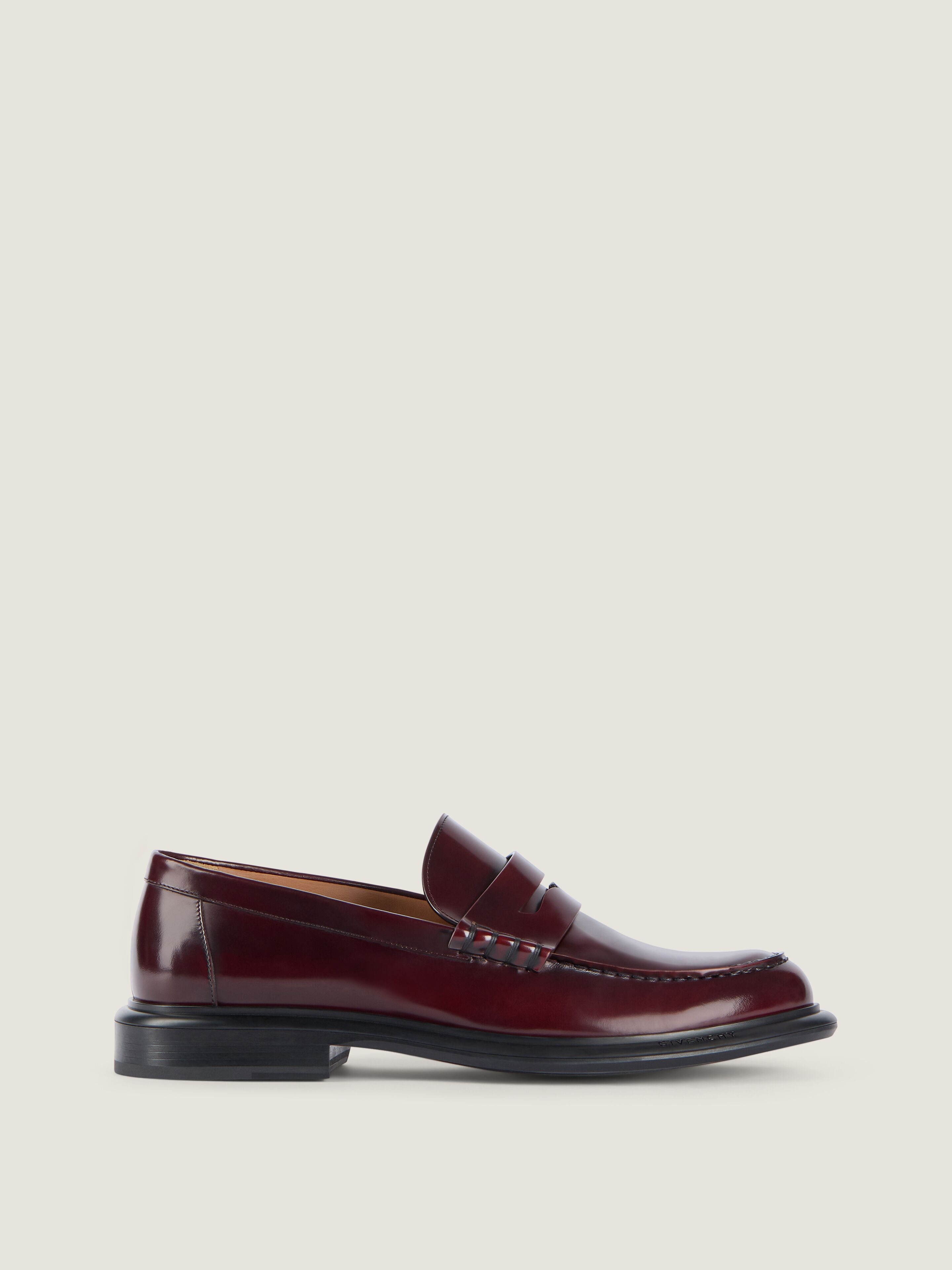 Gent loafers in brushed leather in - burgundy - BH203PH1X9-604