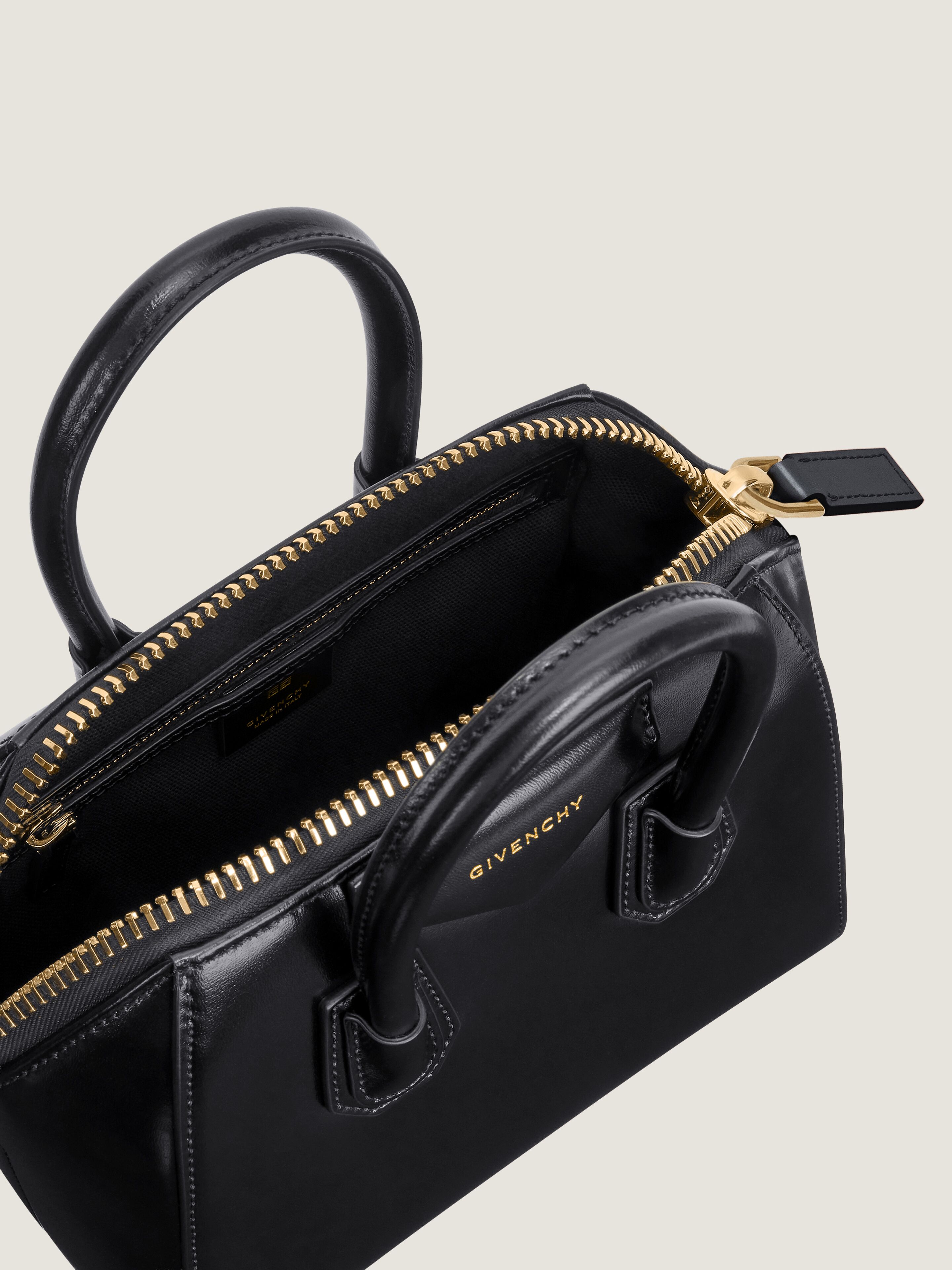 Mini Antigona bag in Box leather in - black - BB5148B2AT-001