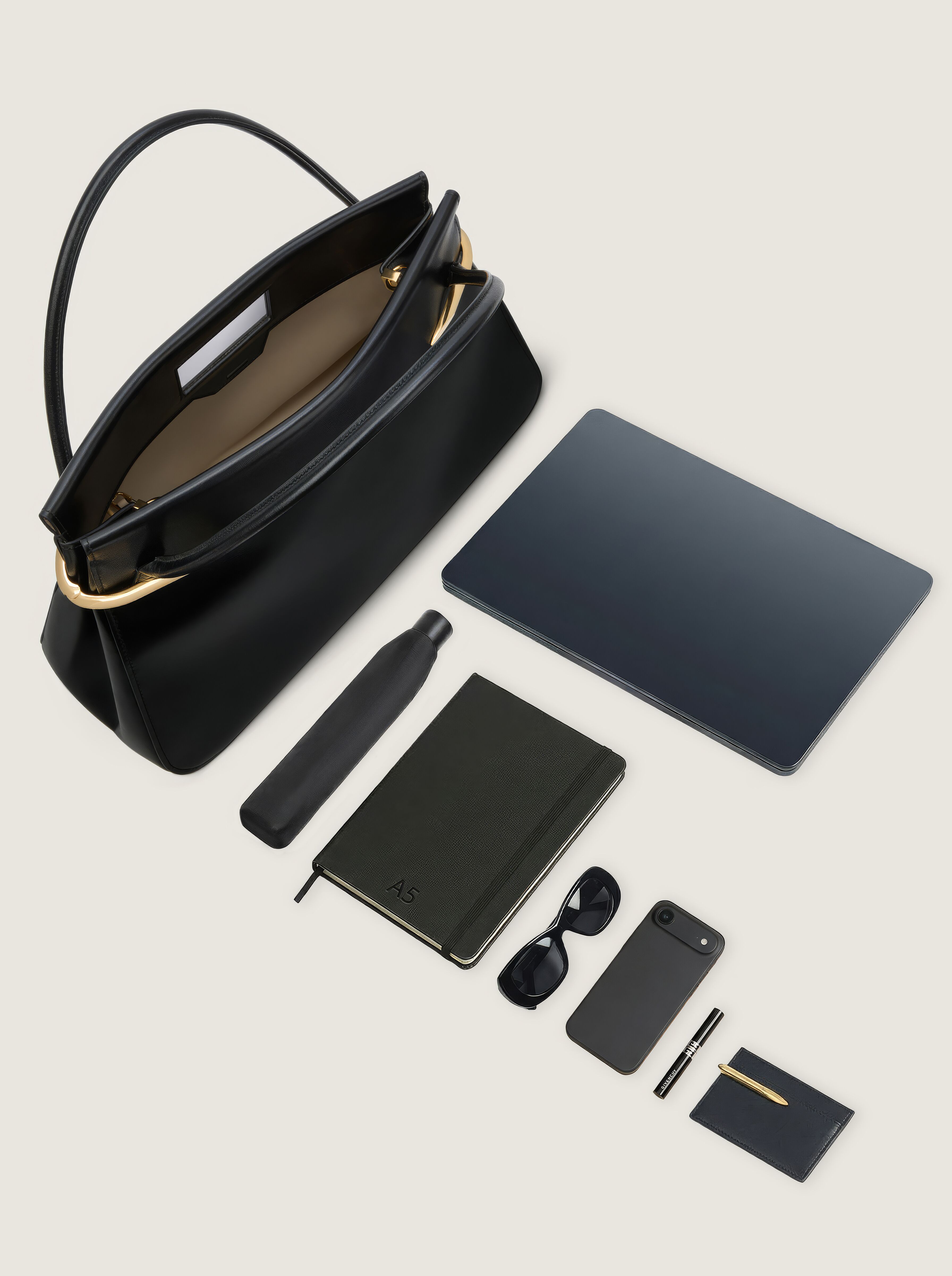 Large Pinch bag in leather in - black - BB5157B2CN-001 | Givenchy US