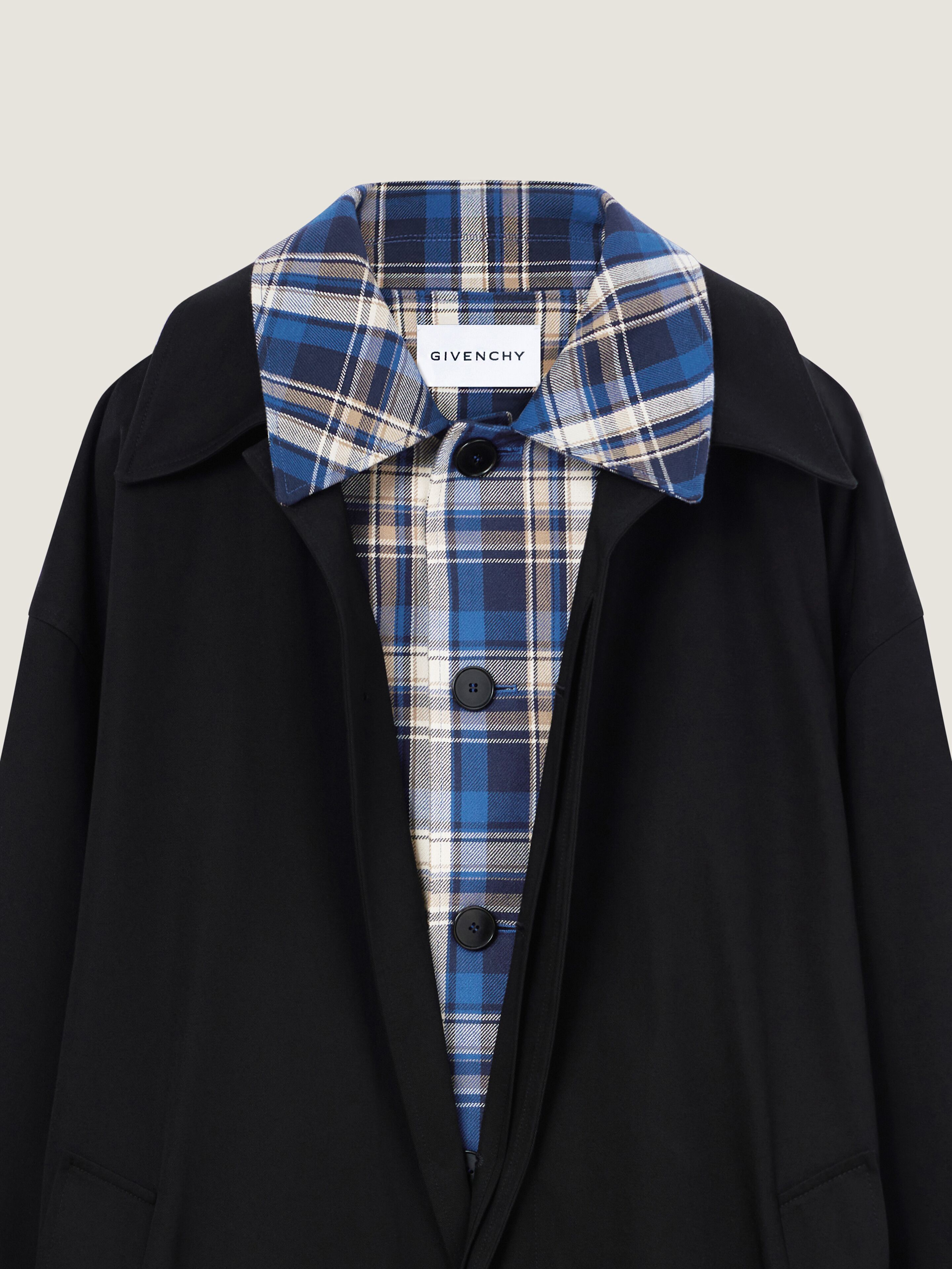 クチュールシーム コットン ダブルトレンチコート | Givenchy JP