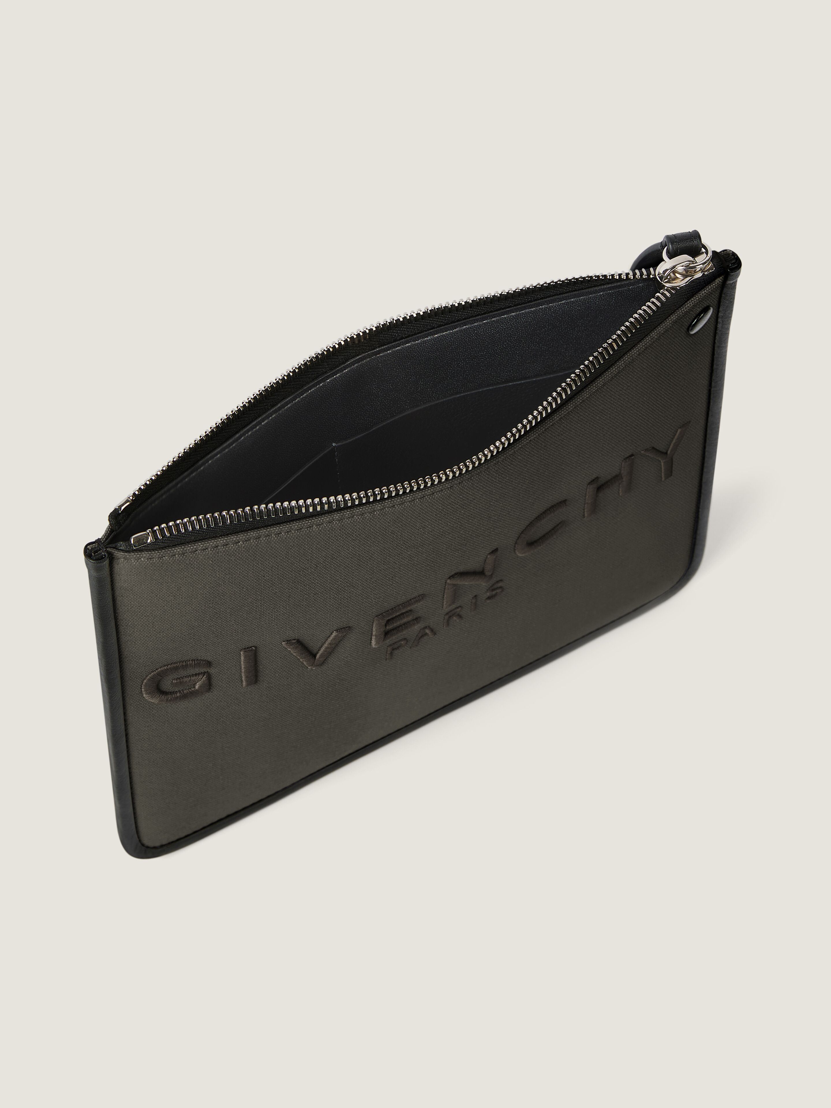 新品未使用！送料込み★GIVENCHY★コーティングキャンバス ラージ ポーチ GIVENCHYカーゴ キャンバス ポーチ - トープ BK60GNK21W-281 - ハイ