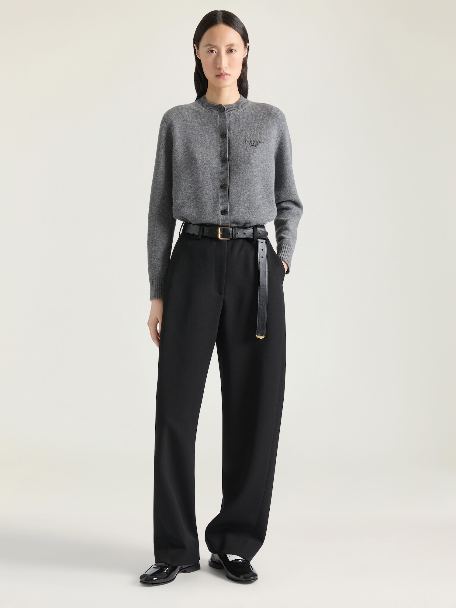 Cardigan in wool and cashmere