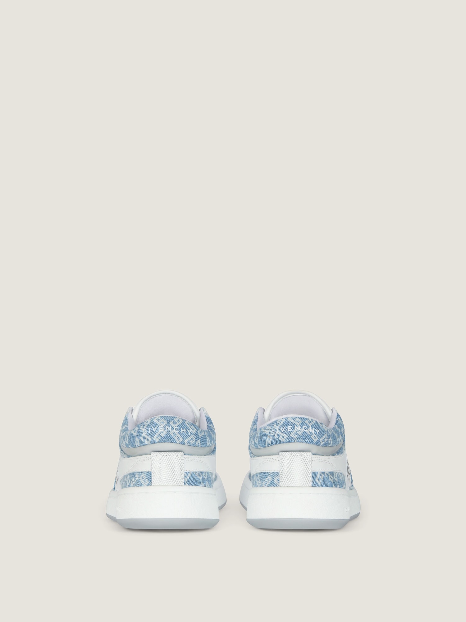G Move sneakers in mixed leathers and monogram 72 denim | Givenchy