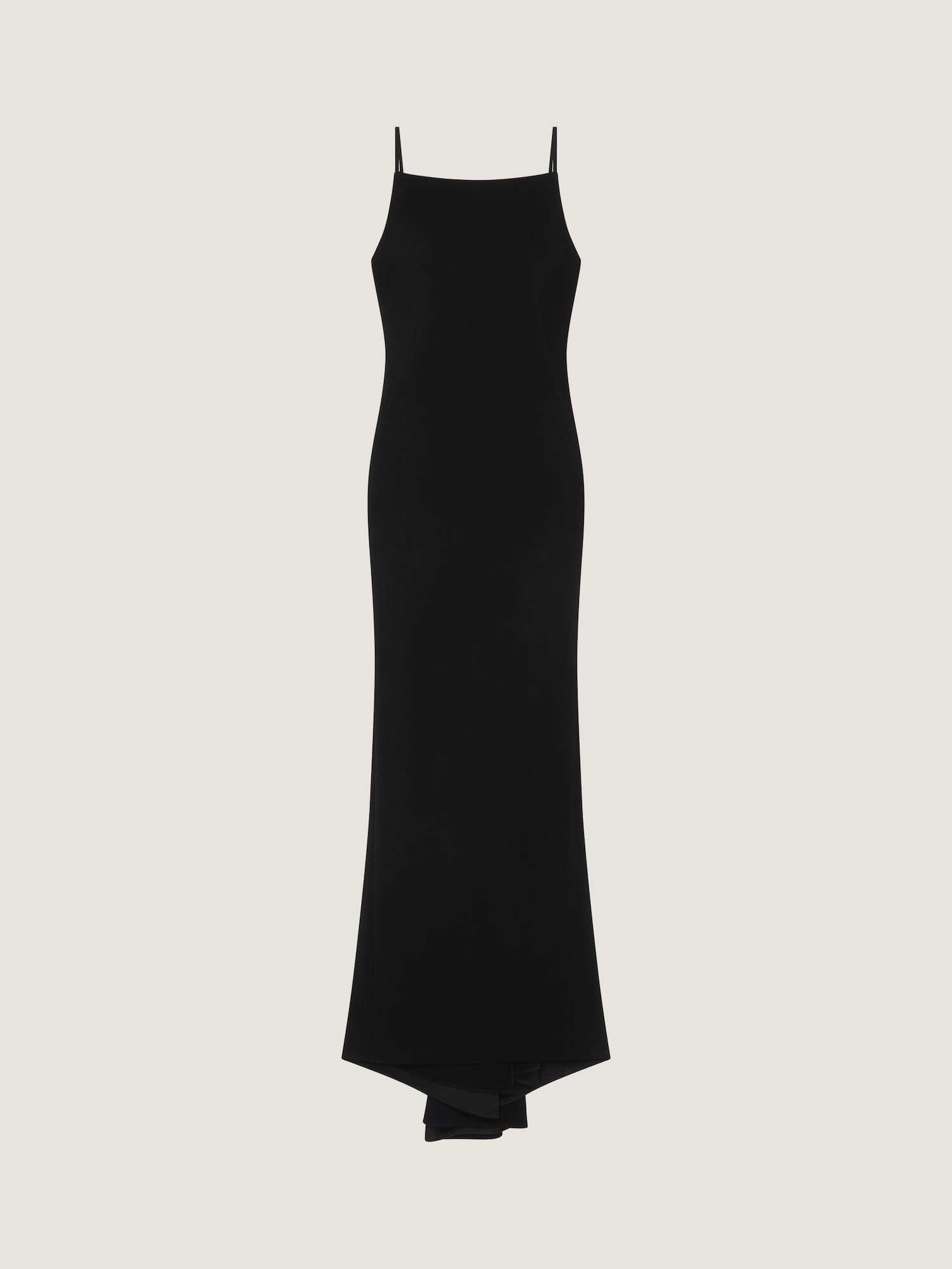 givenchy maxi dress Givenchy Off-the-shoulder Bow-embellished Pleated Satin-trimmed Crepe Maxi Dress - Women - Black Dresses