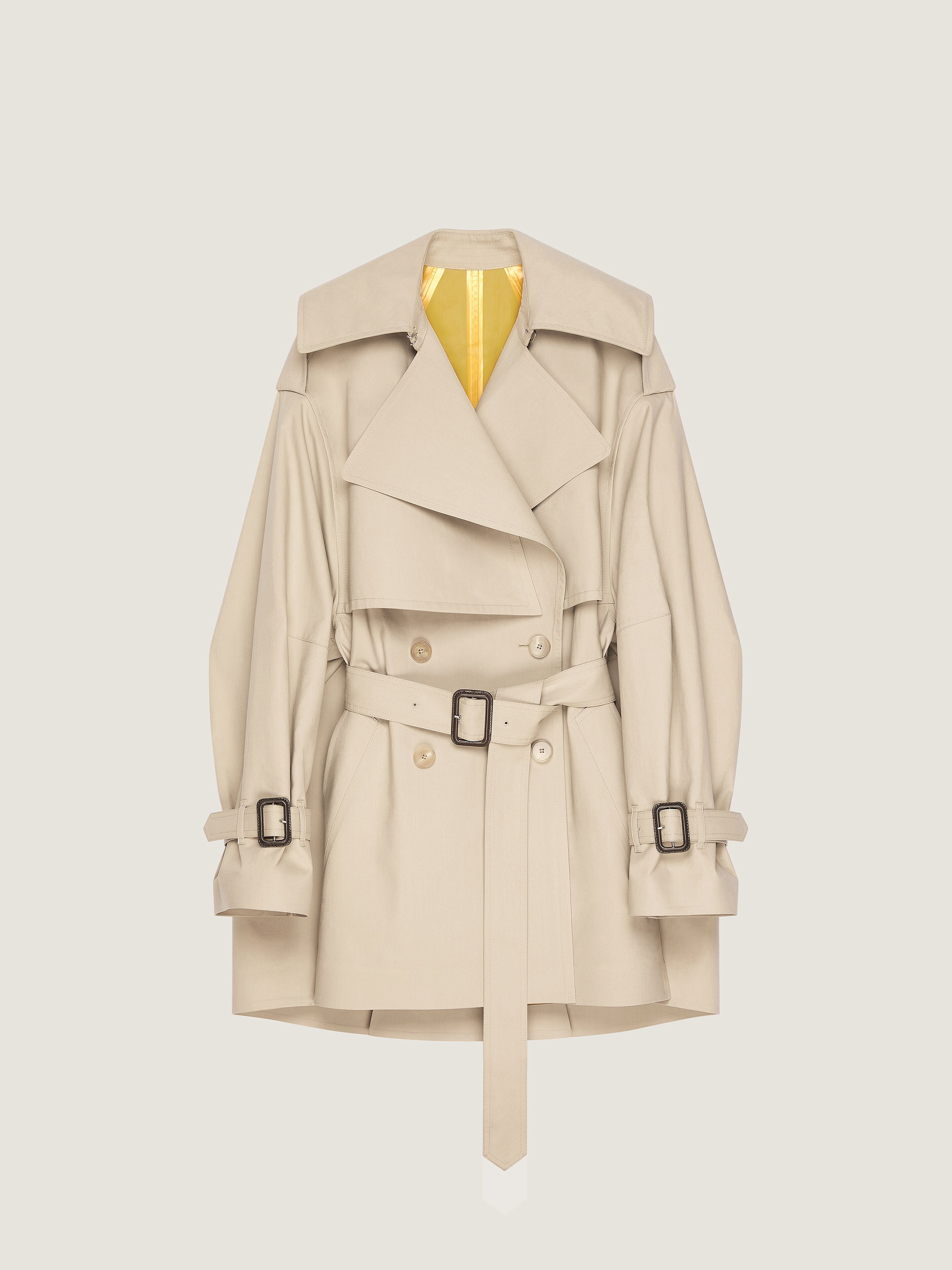 Givenchy Double-breasted Cotton Trench Coat In White