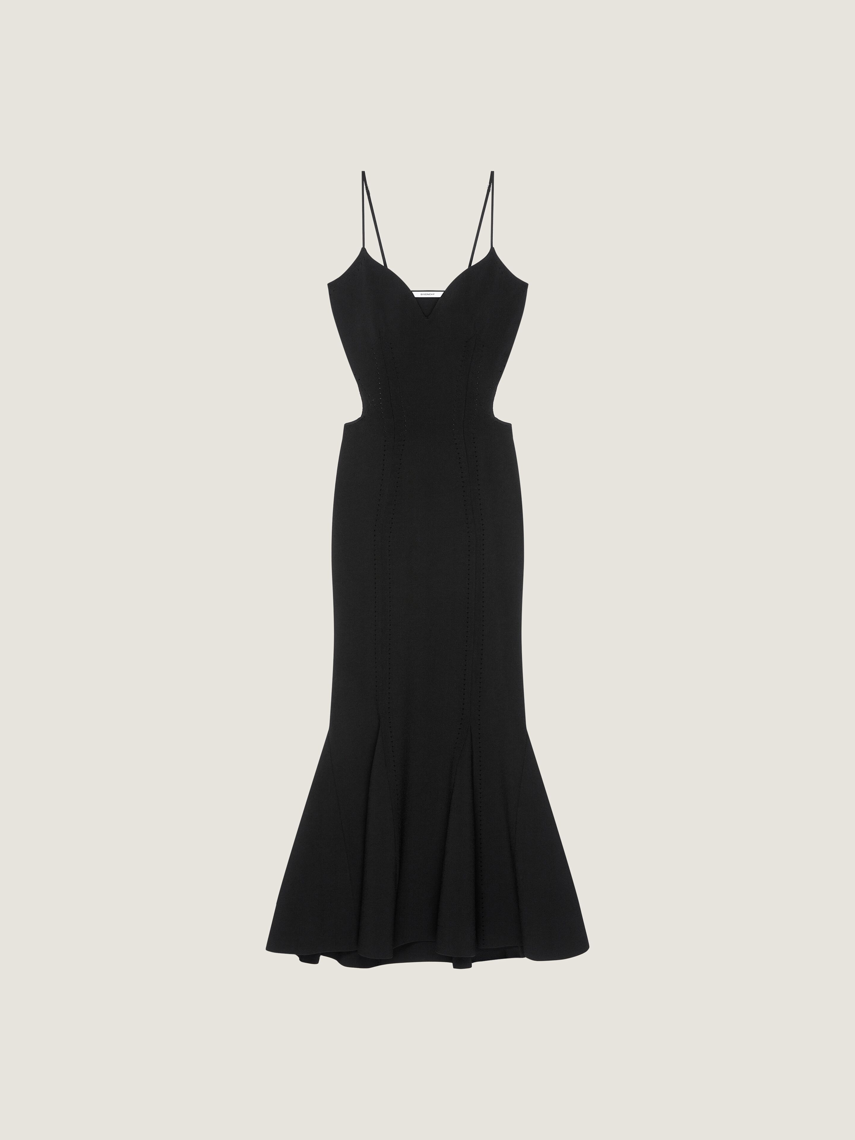 Givenchy Long Dress In Knit In Black