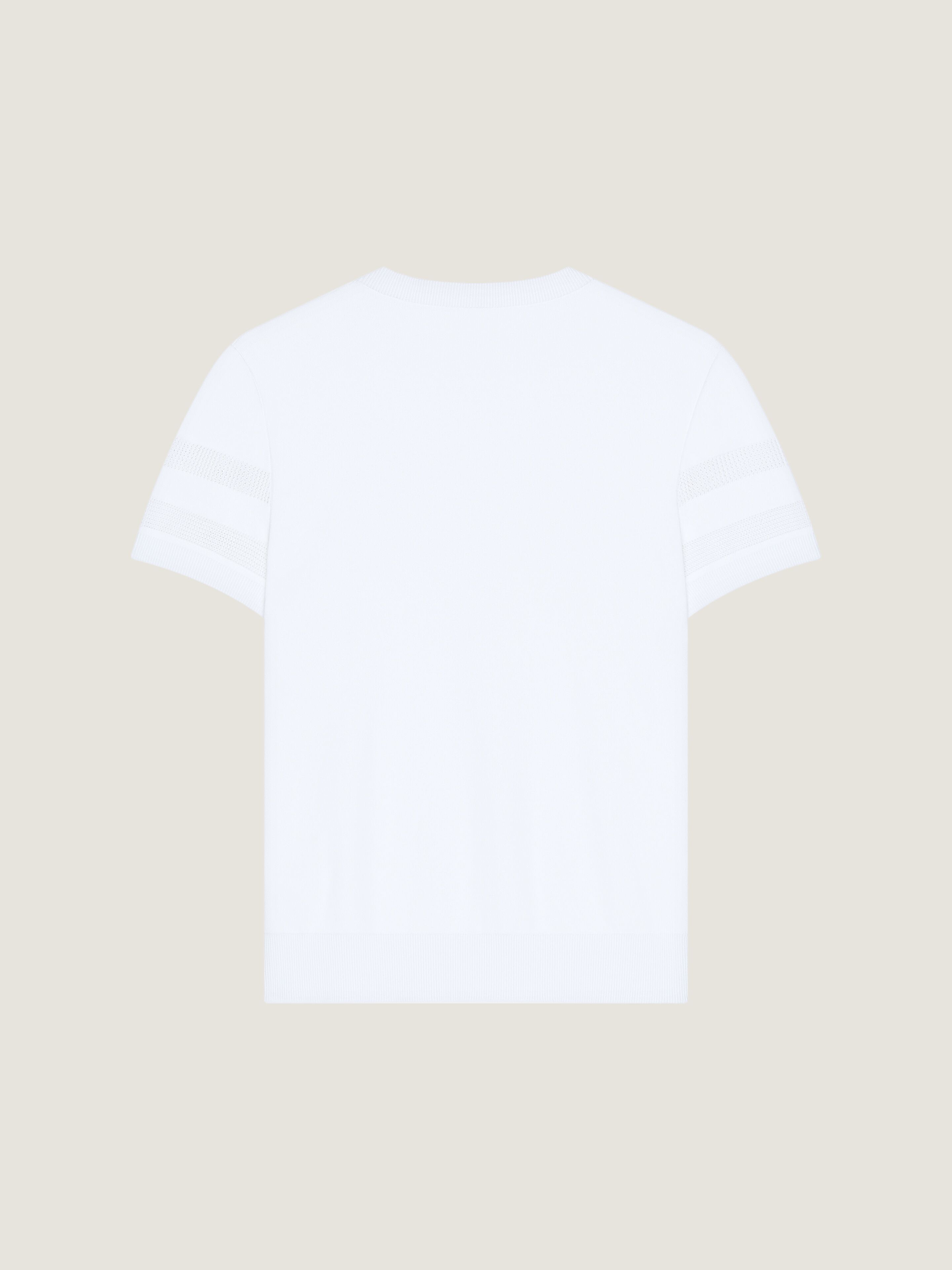 GIVENCHY PARIS ジャカード コットン Tシャツ - ホワイト BM90WJ4YPA