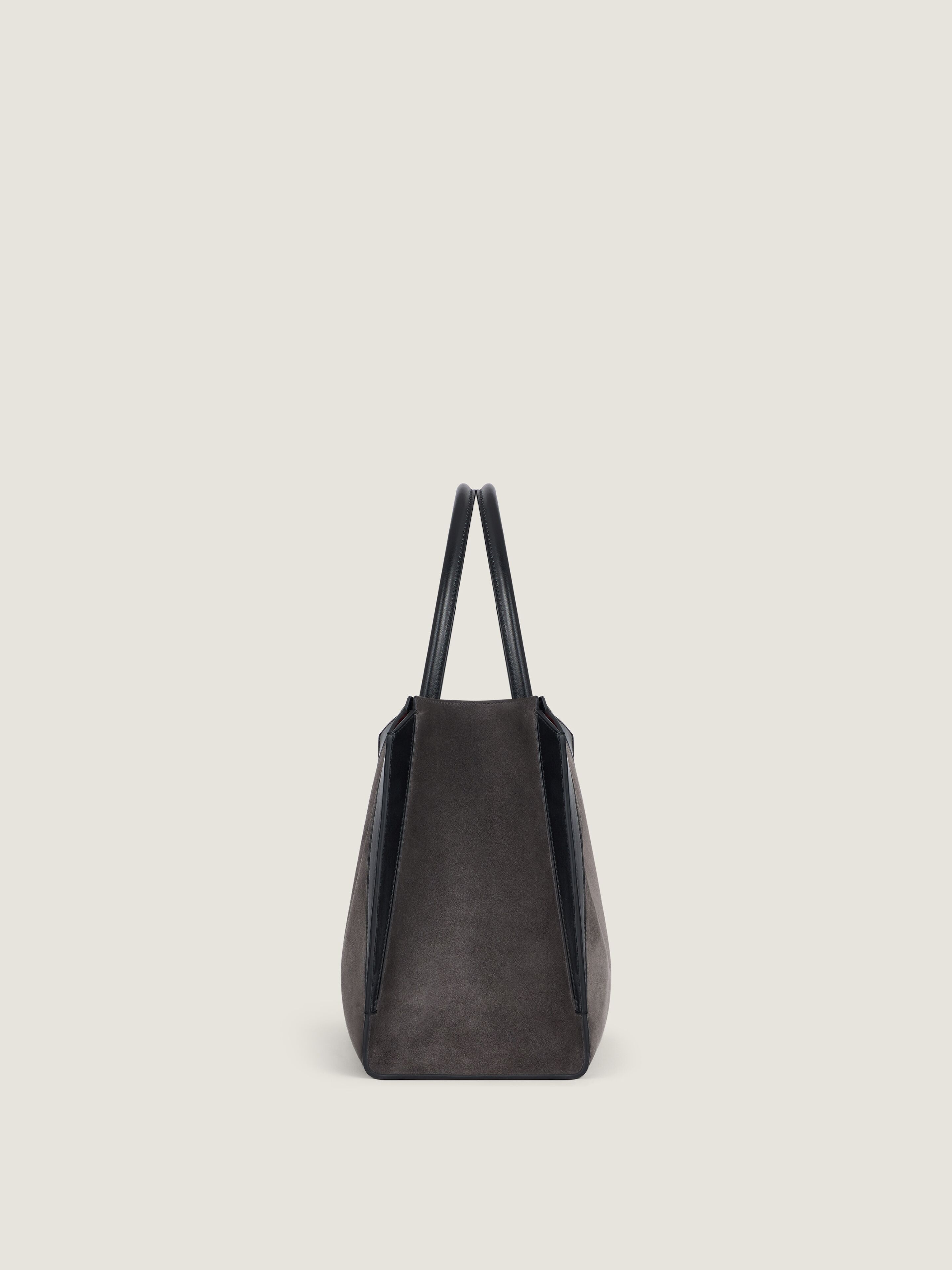 Medium Antigona Catchall bag in suede leather in - dark grey