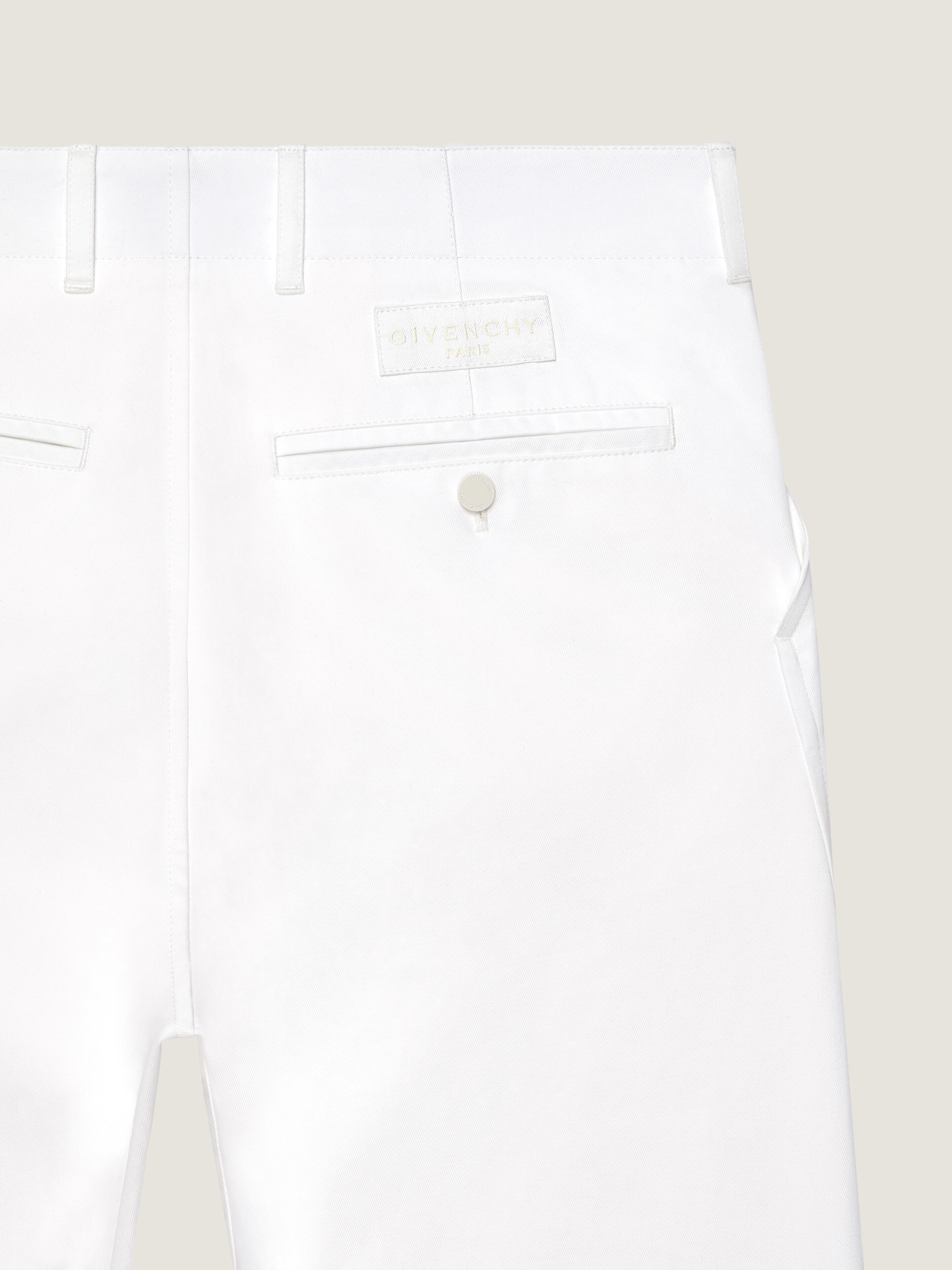 Couture Seam chino pants in cotton in - white - BM51NV15XZ-100