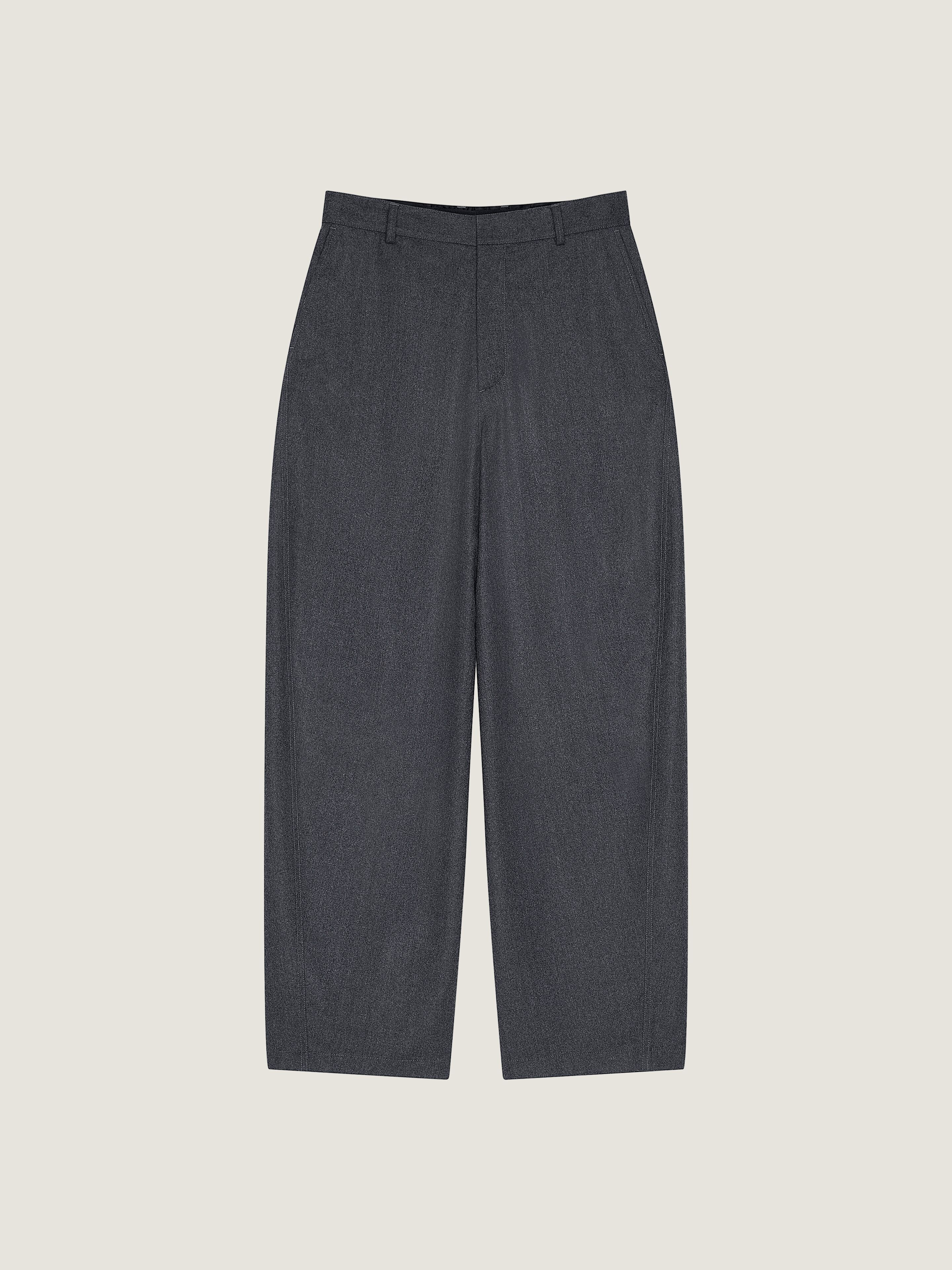 Givenchy Couture Seam Trousers In Flannel In Gray