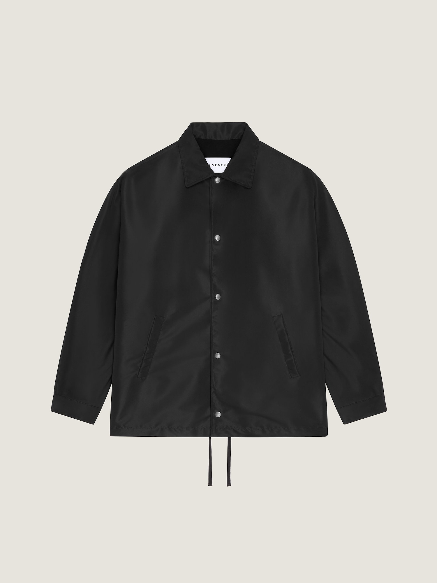 Coach jacket in polyfaille embroidered Givenchy Paris