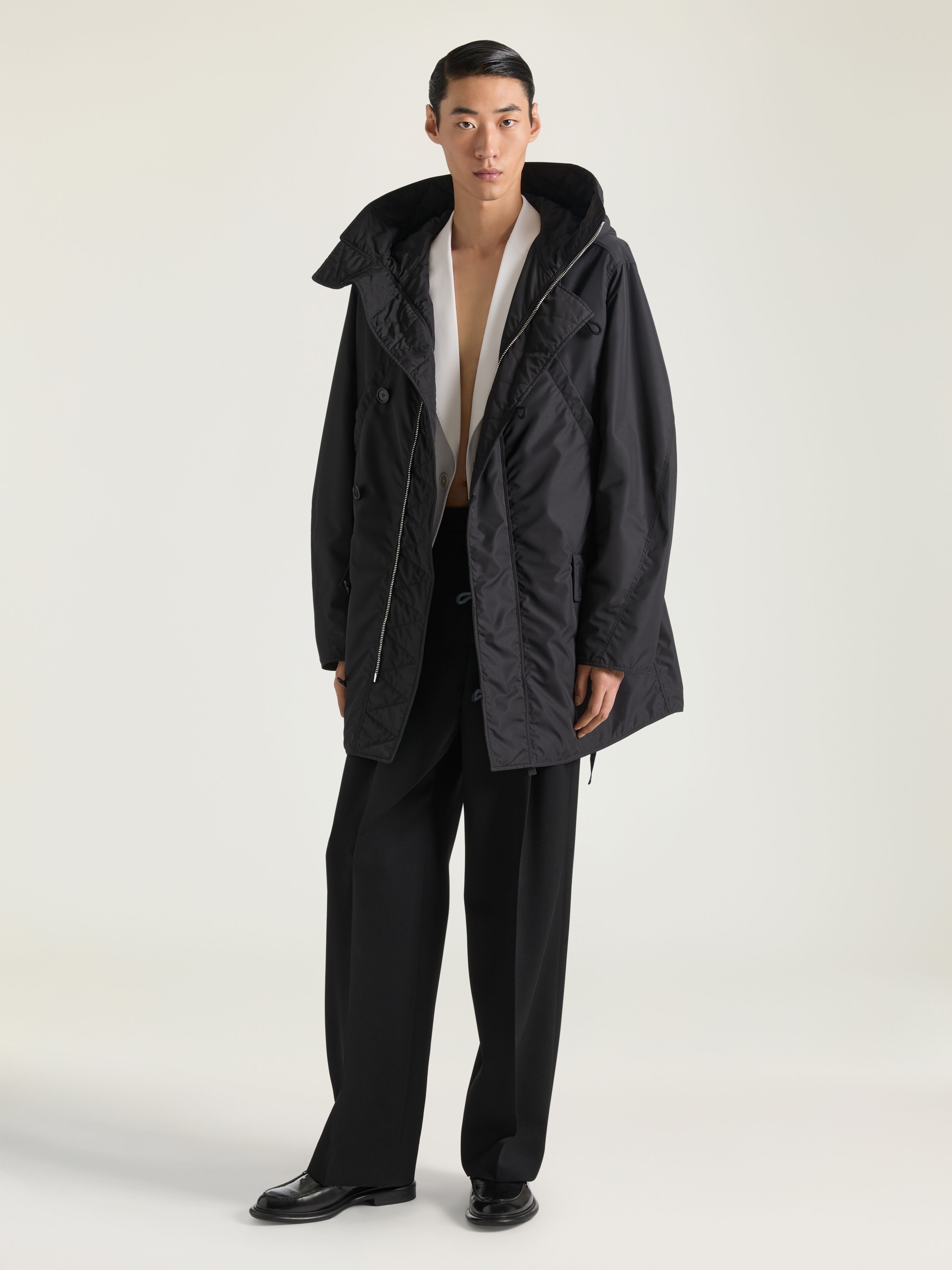Couture Seam parka in - black - BMC09B15L8-001 | Givenchy US