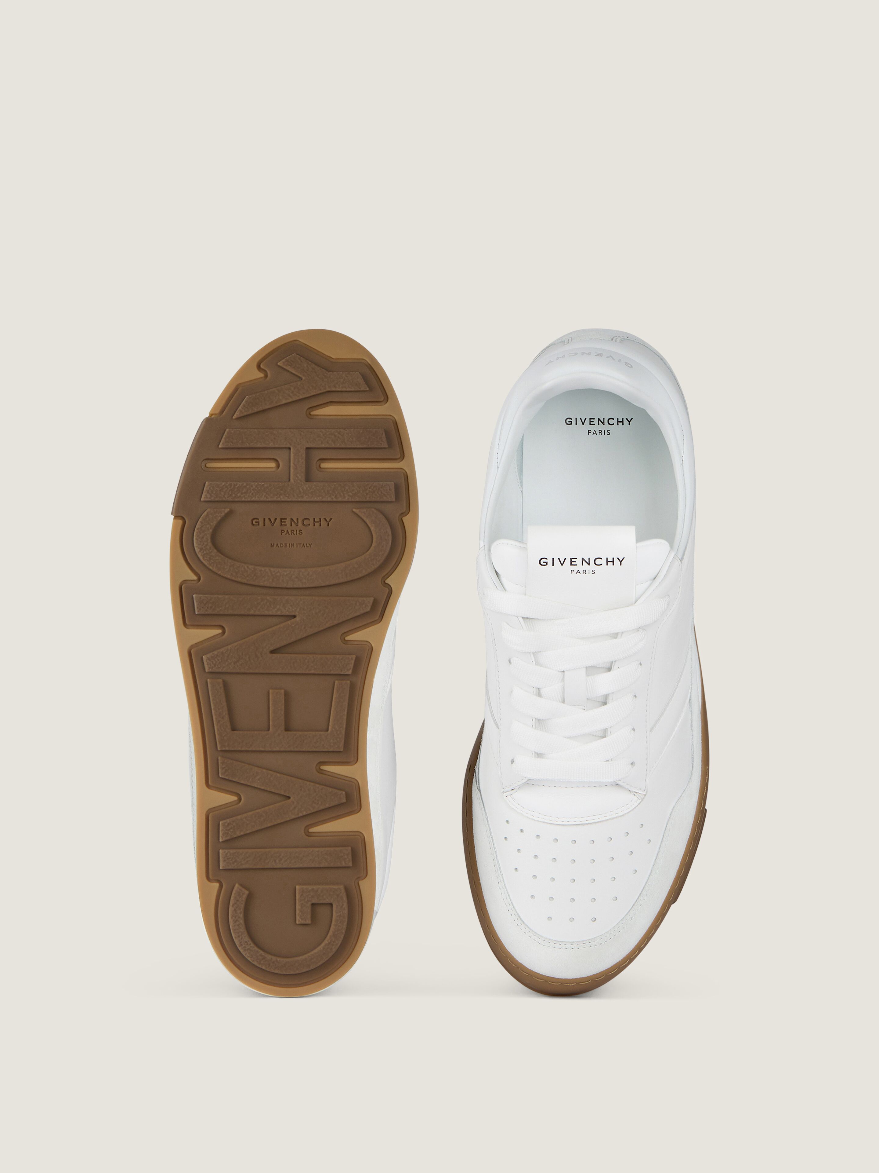 GIVENCHYヤード スニーカー レザー&スエード - ホワイト - ハイ