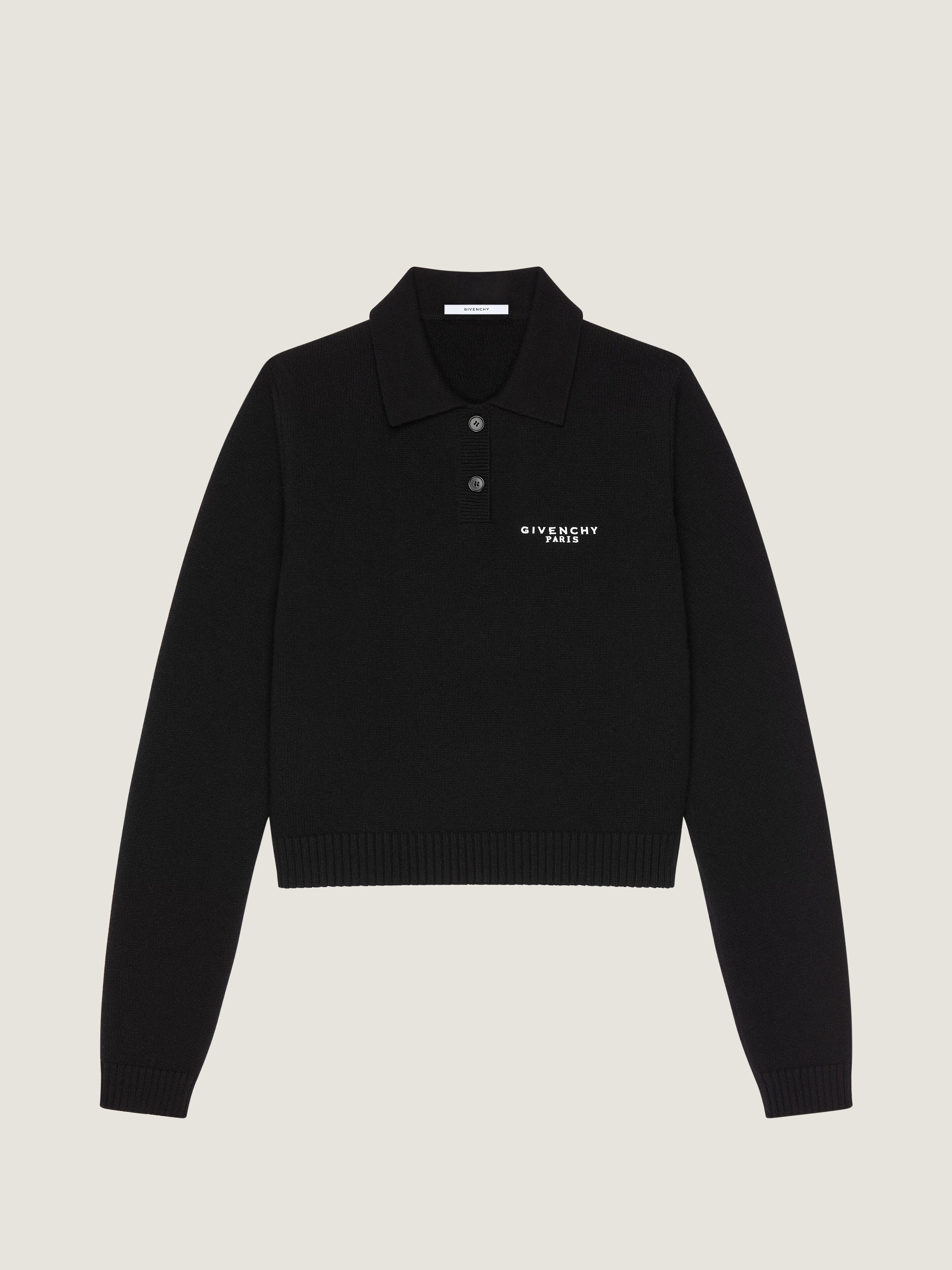 ウール＆カシミア ポロ - ブラック - ハイブランド | GIVENCHY JP