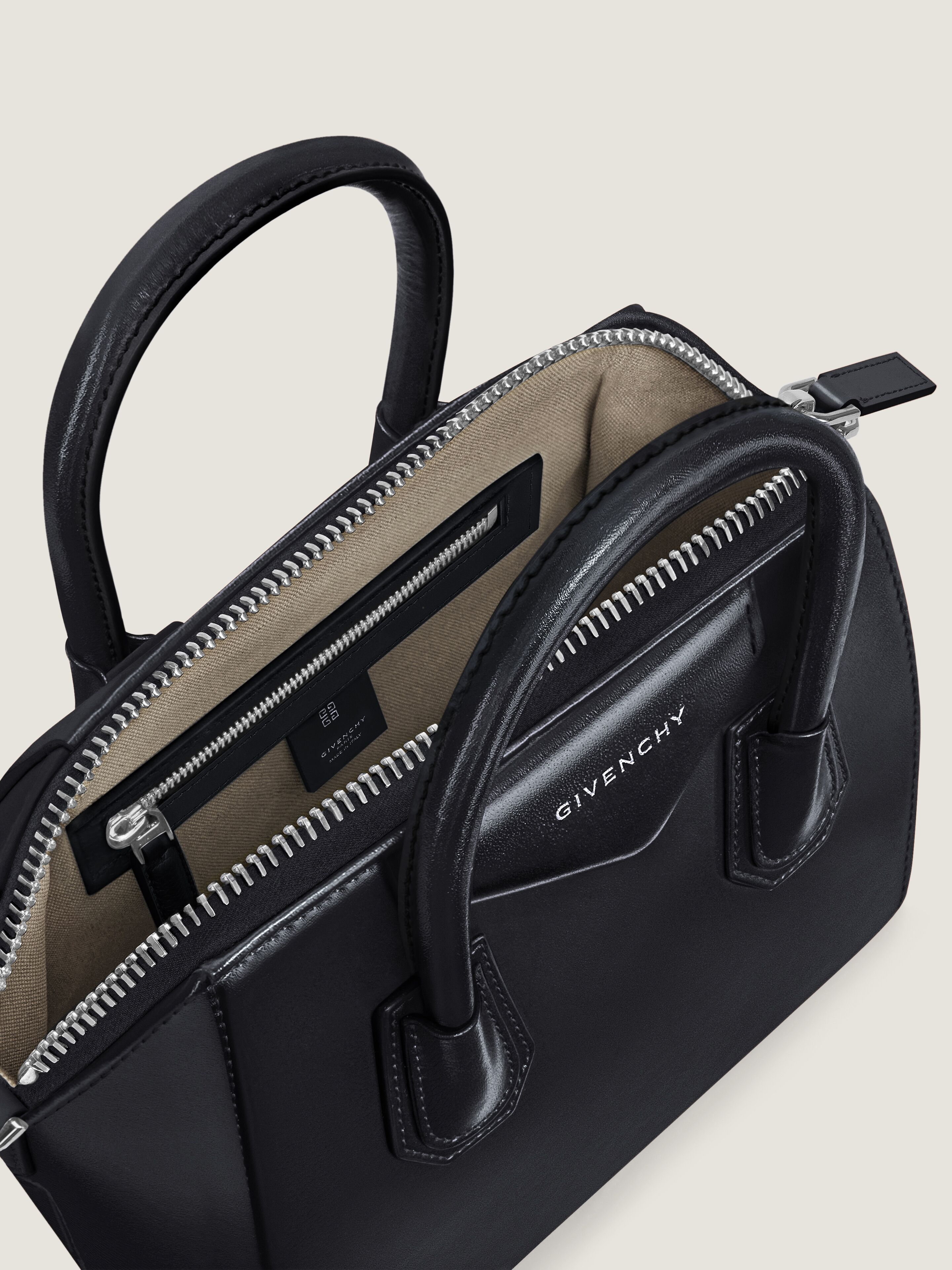 Small Antigona bag in Box leather in - black - BB5149B1R0-001